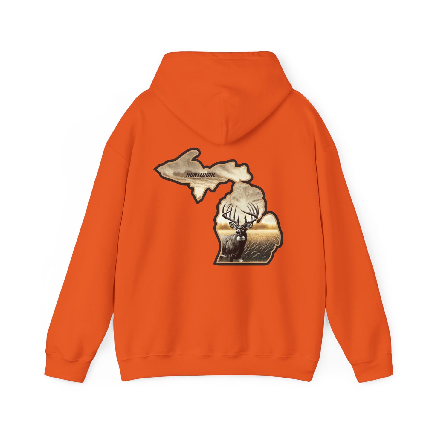 Michigan - Whitetail Buck Hoodie (back)