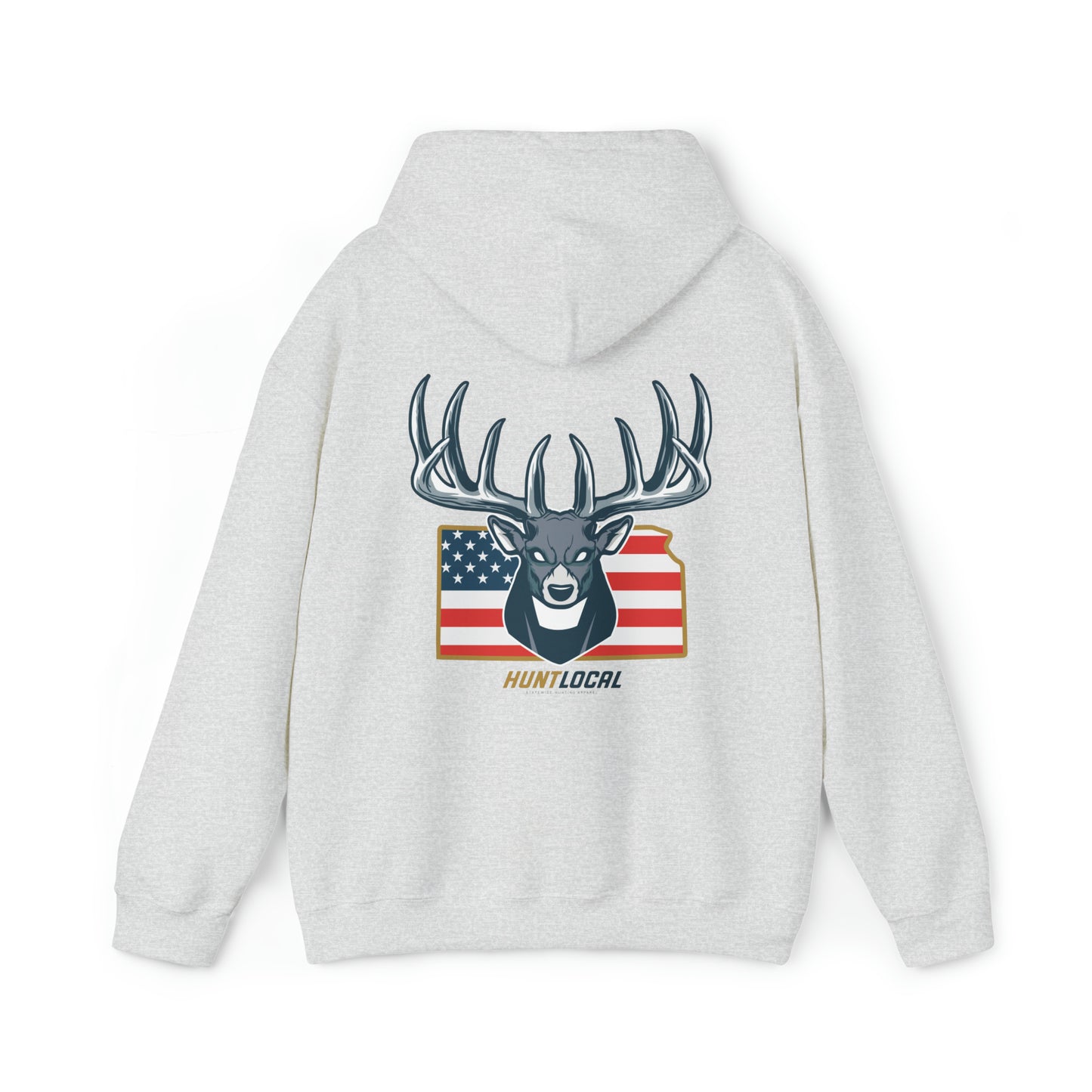 Kansas - USA Buck Hoodie (back)