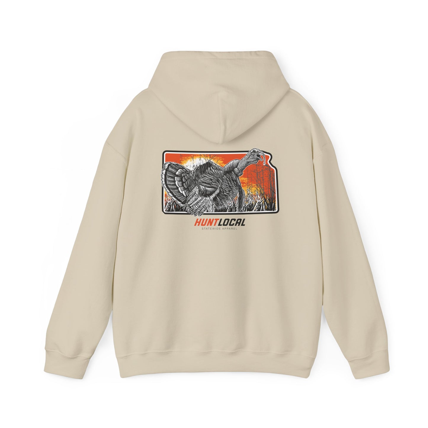 Kansas - Sunrise Turkey Hoodie (back)