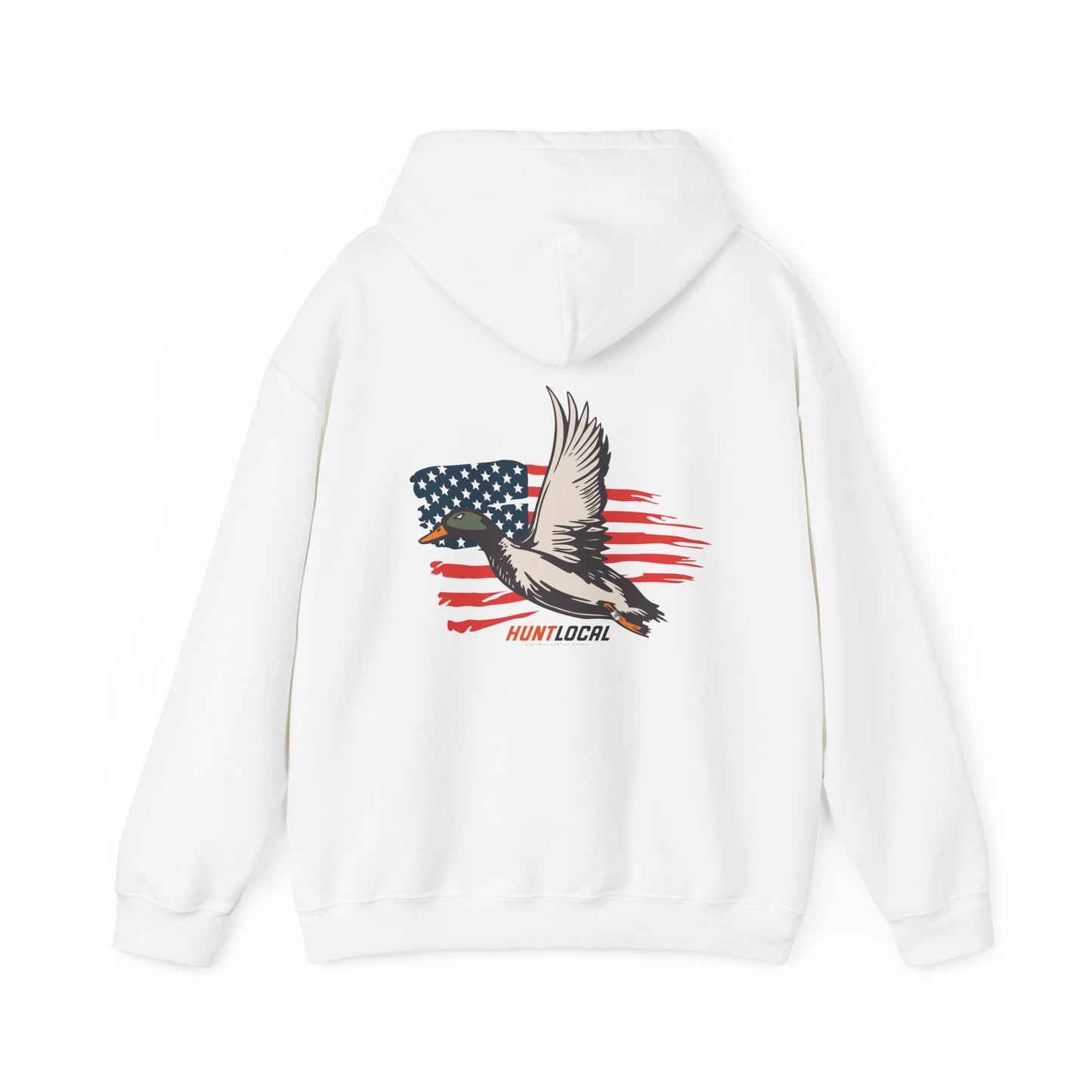 USA - Patriot Waterfowl Distressed Hoodie (back)