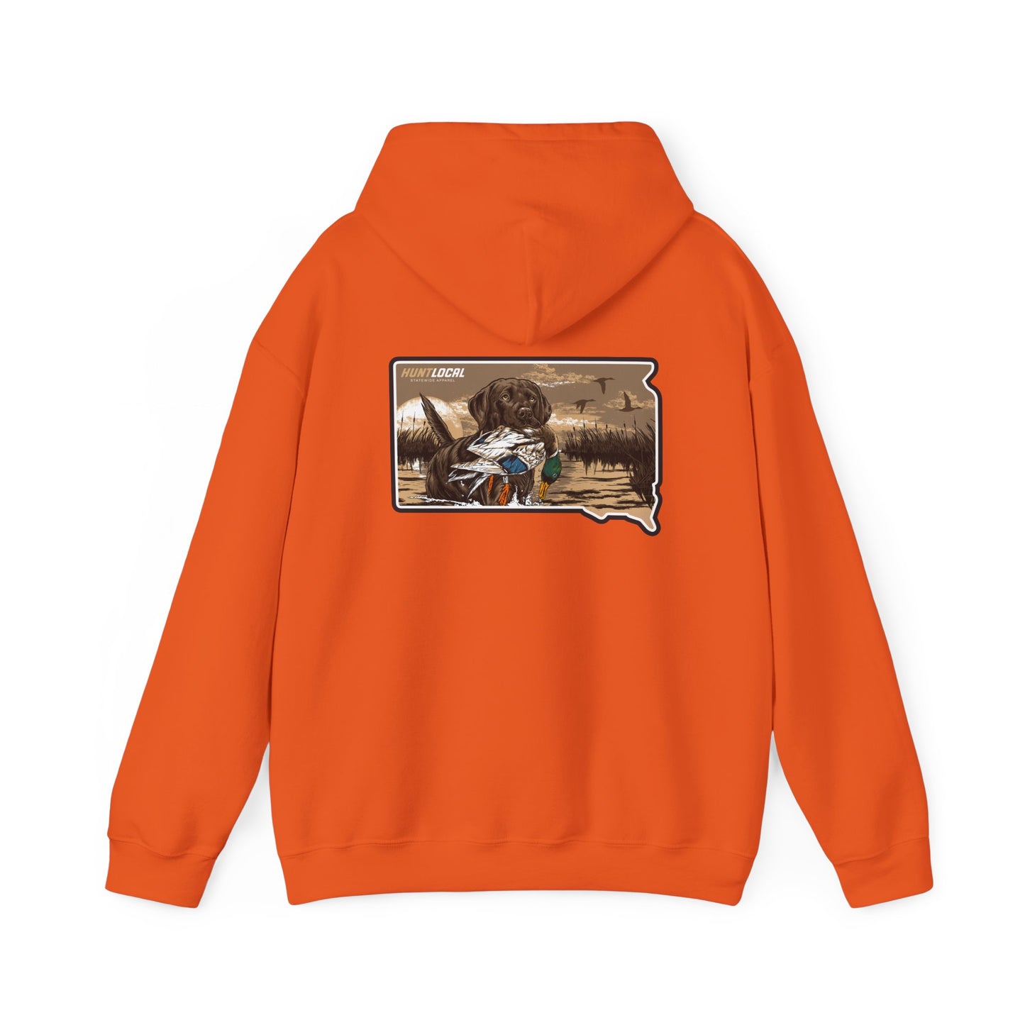 South Dakota - Waterfowl Lab Hoodie (back)