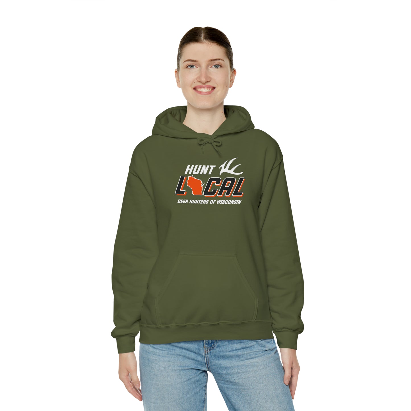 Wisconsin - Hunt Local Buck Hoodie