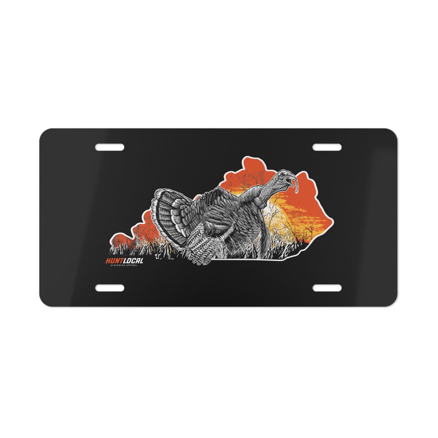 Kentucky - Turkey License Plate (black)