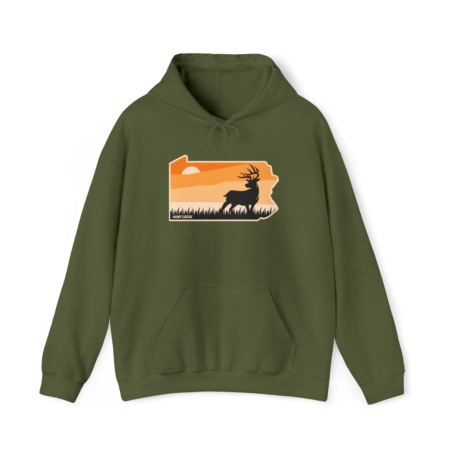 Pennsylvania - Sunset Buck Hoodie