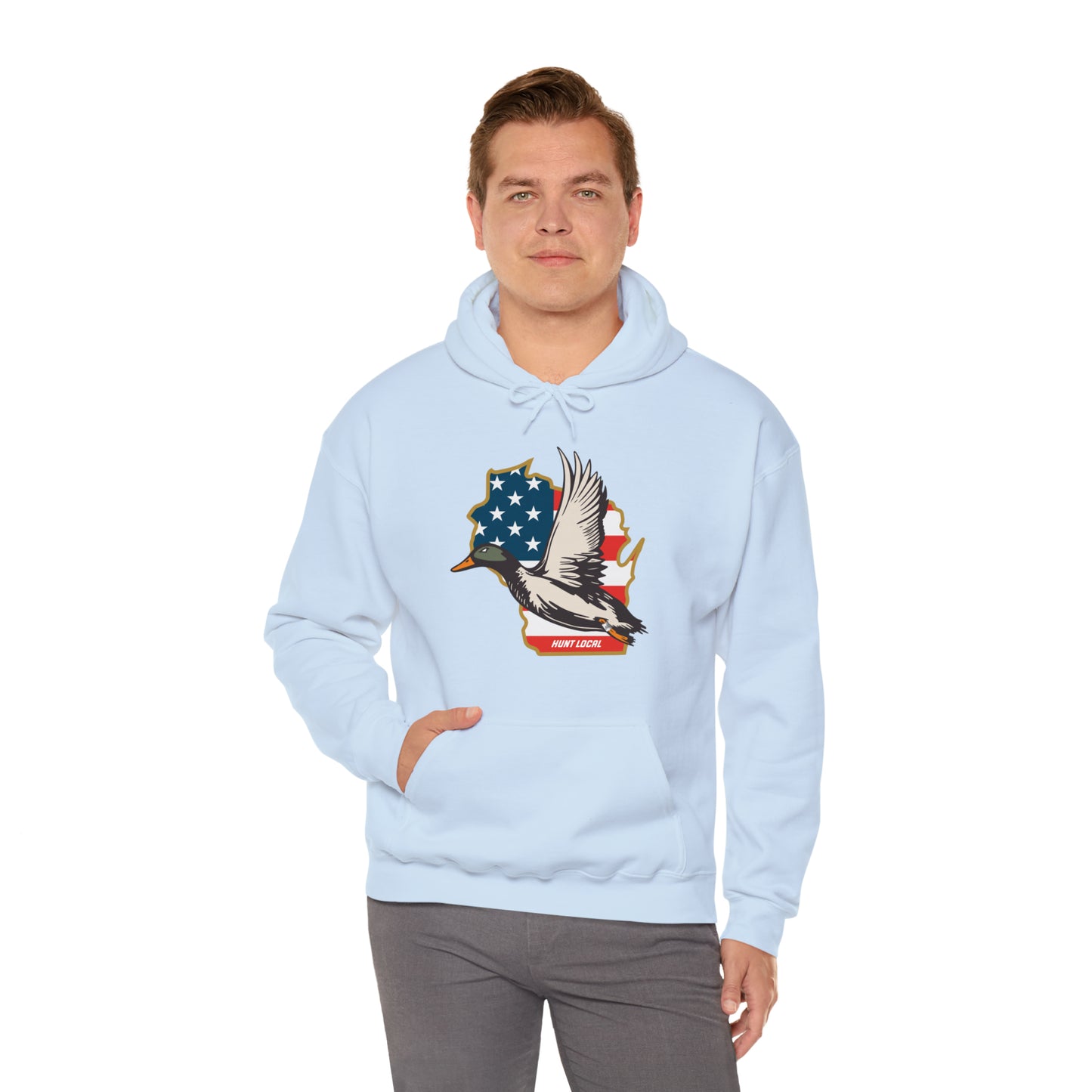 Wisconsin - USA Waterfowl Hoodie