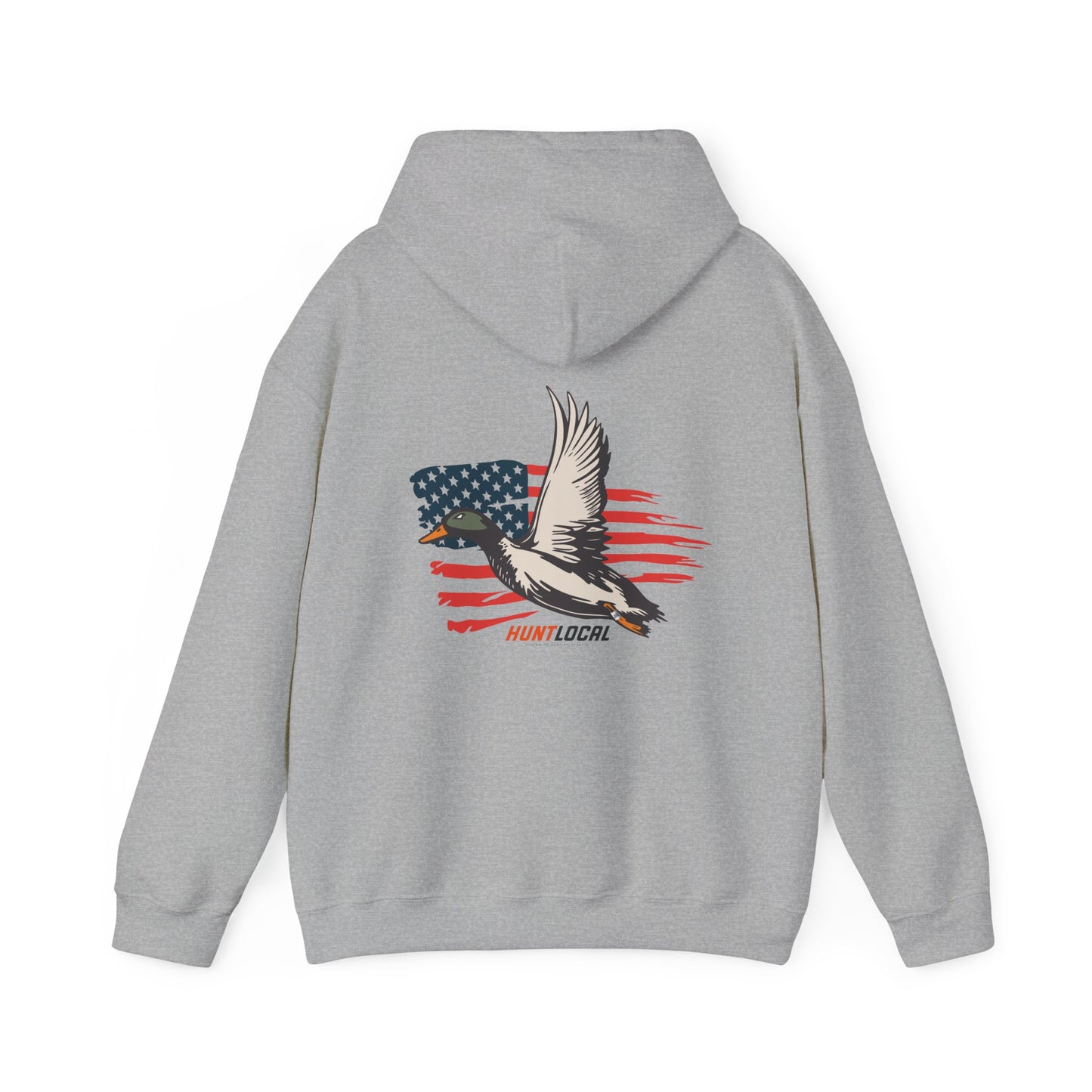 USA - Patriot Waterfowl Distressed Hoodie (back)