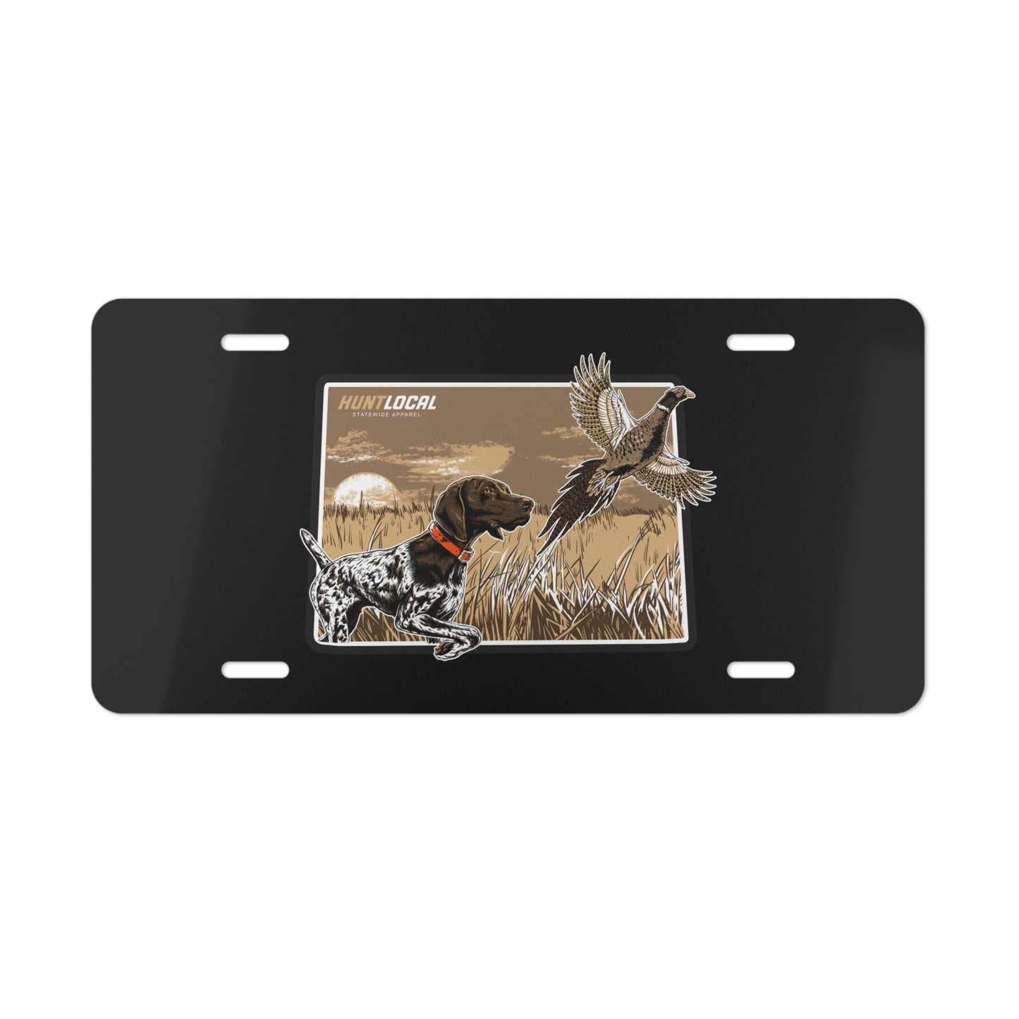 Colorado - Upland License Plate (black)