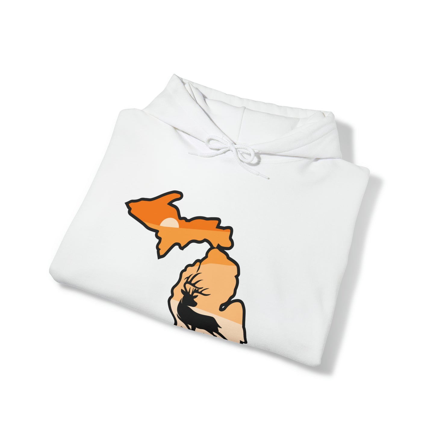 Michigan - Sunset Buck Hoodie