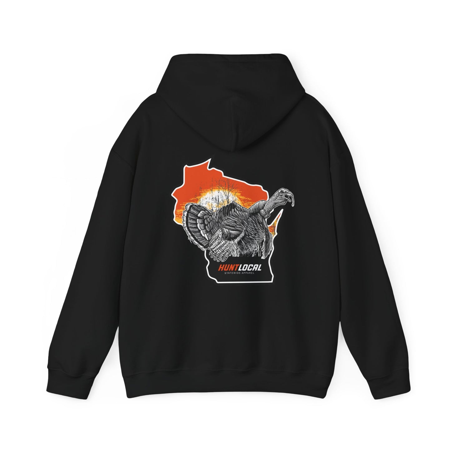 Wisconsin - Sunrise Turkey Hoodie (back)