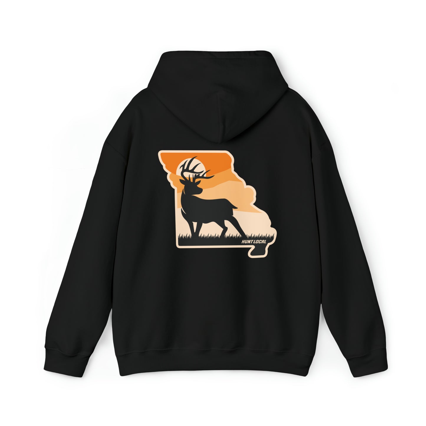 Missouri - Sunset Buck Hoodie (back)