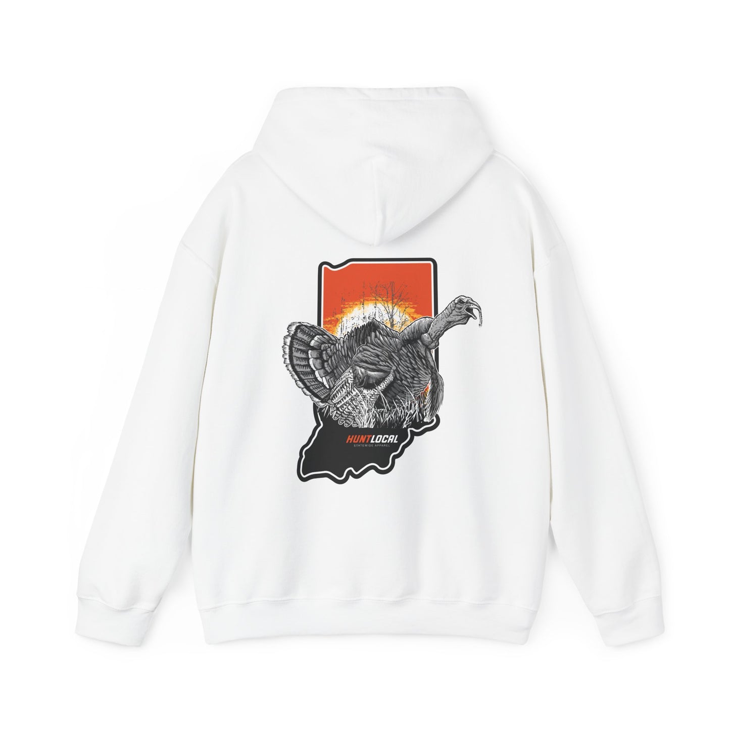 Indiana - Sunrise Turkey Hoodie (back)