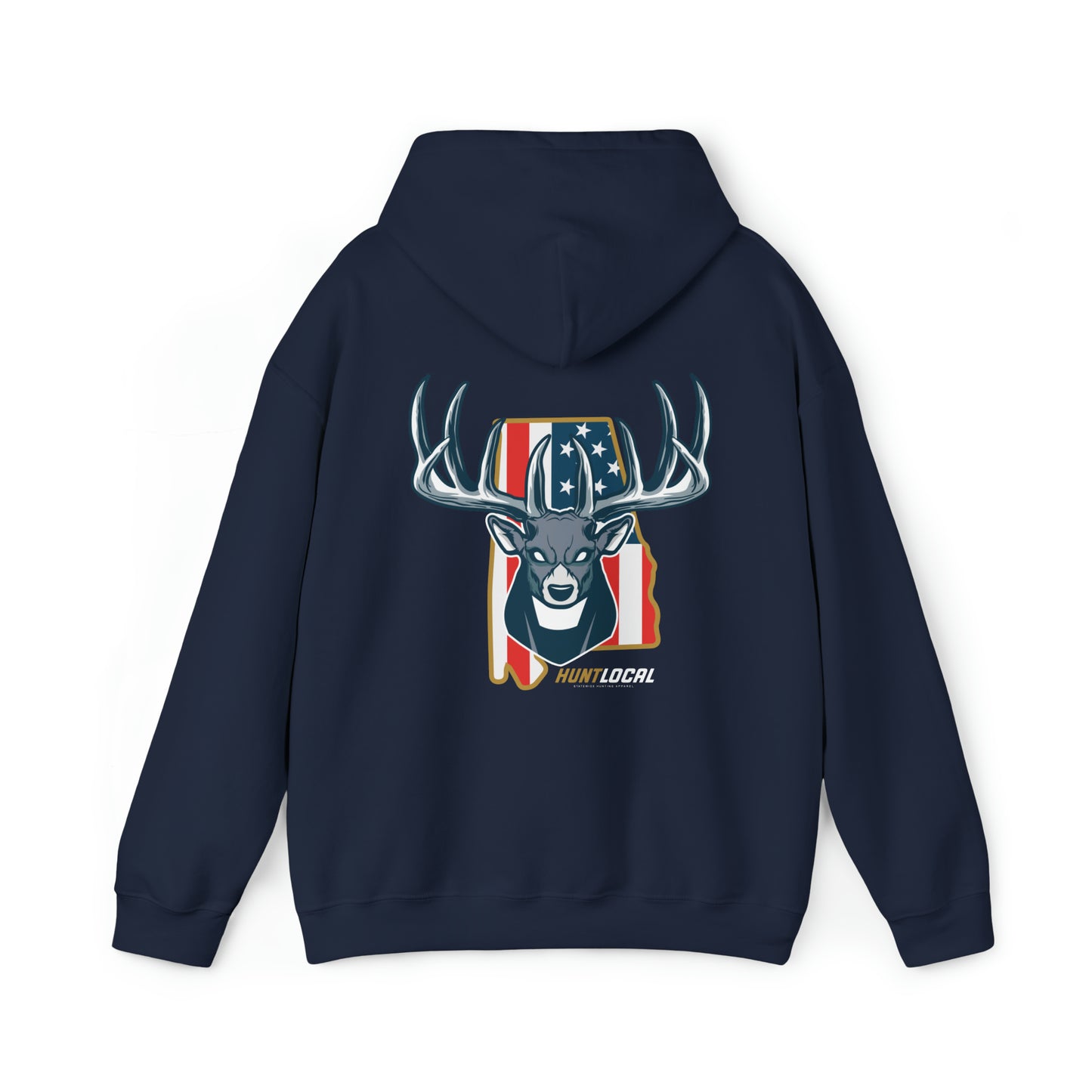 Alabama - USA Buck Hoodie (back)