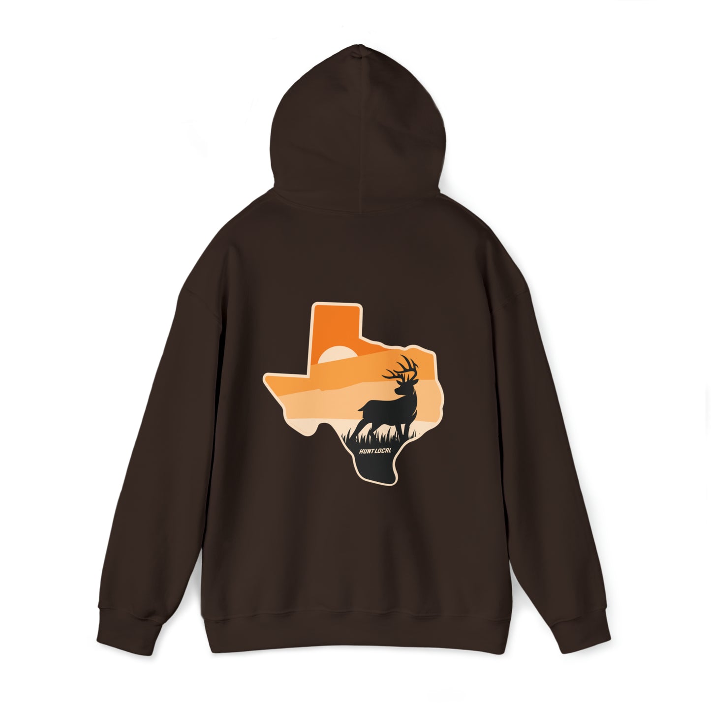 Texas - Sunset Buck Hoodie (back)