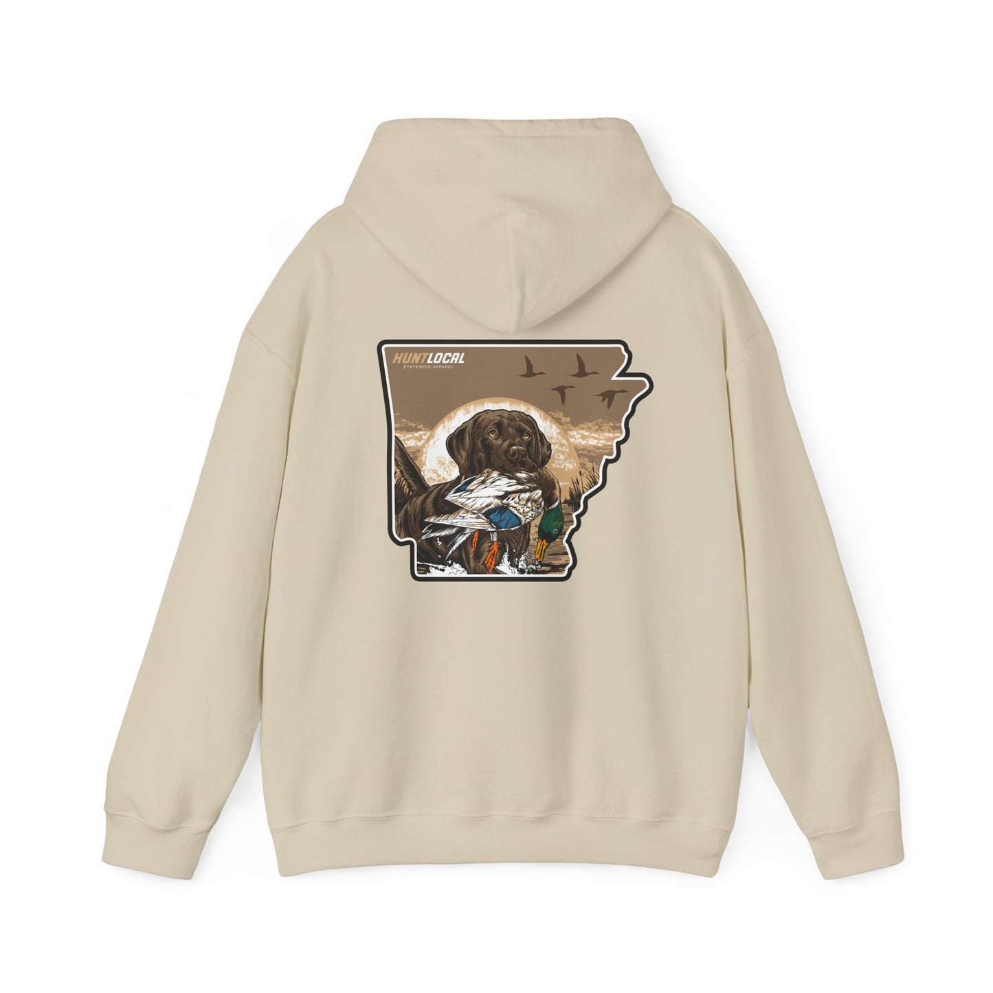 Arkansas - Waterfowl Lab Hoodie (back)