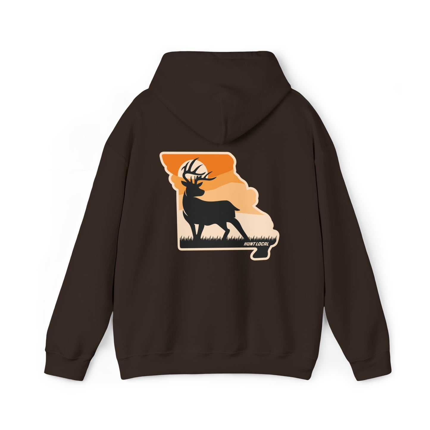 Missouri - Sunset Buck Hoodie (back)