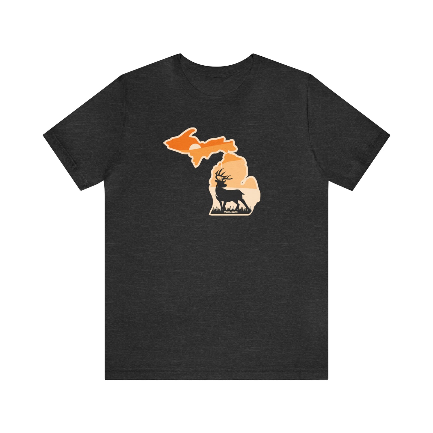 Michigan - Sunset Buck Front Tee
