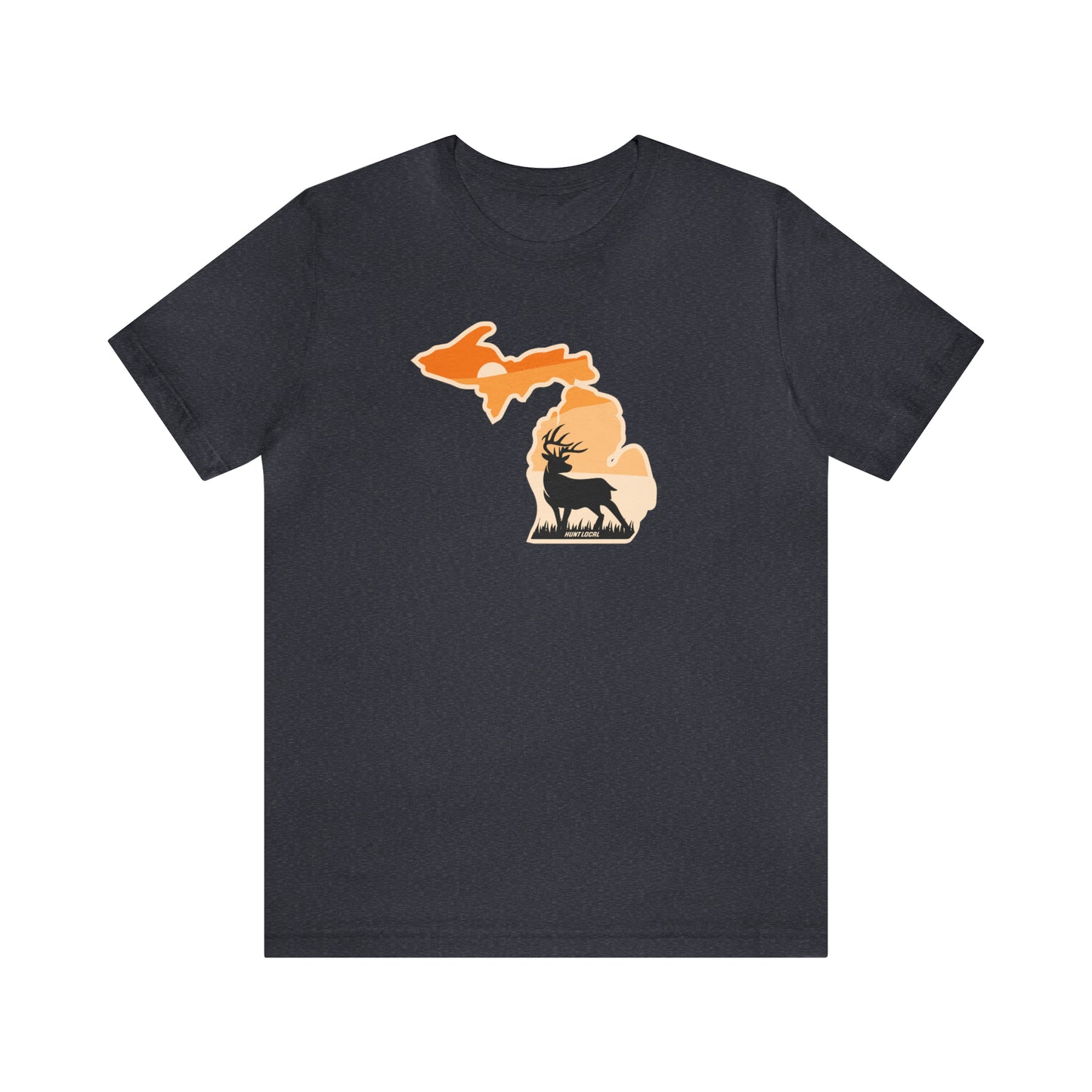 Michigan - Sunset Buck Front Tee