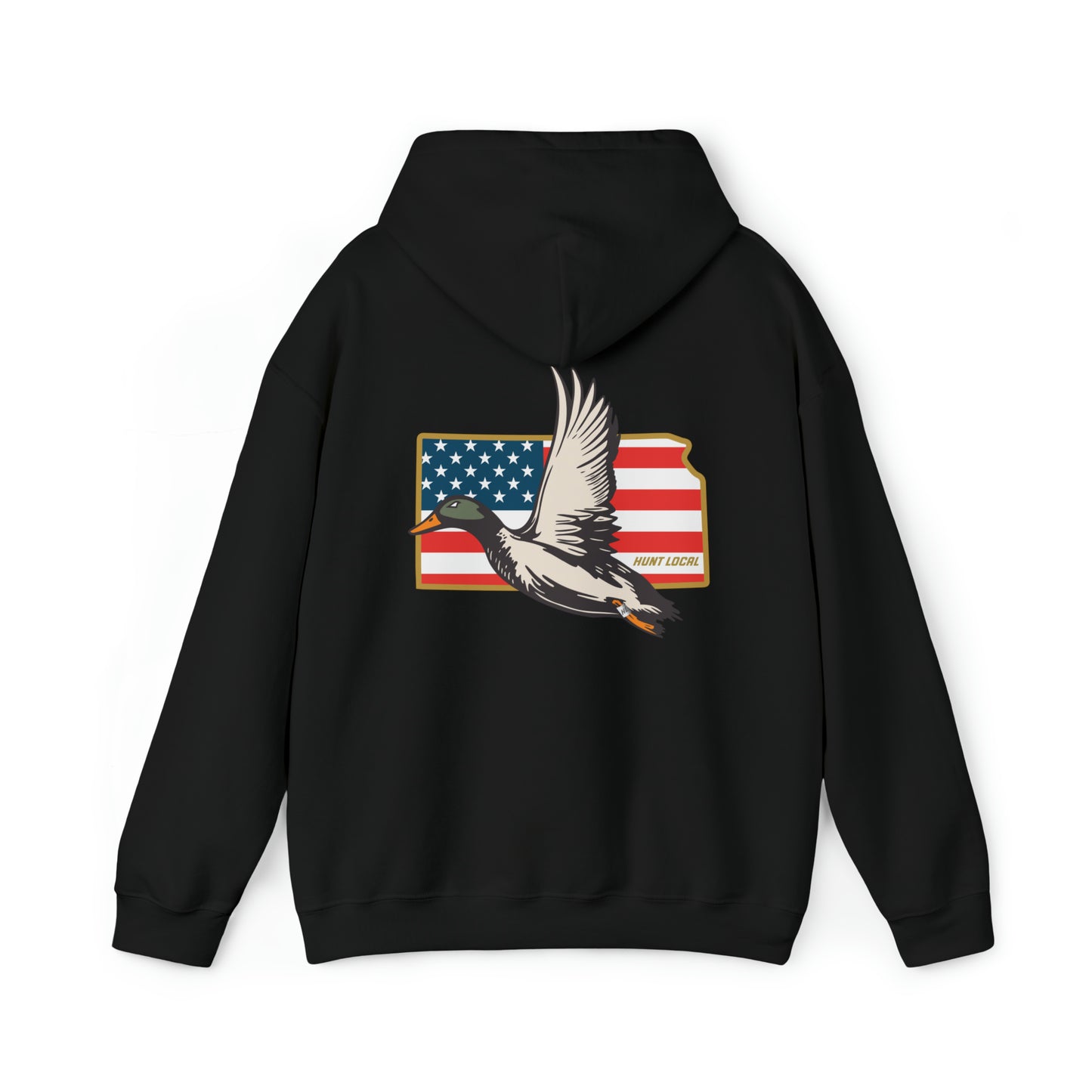 Kansas - USA Waterfowl Hoodie (back)