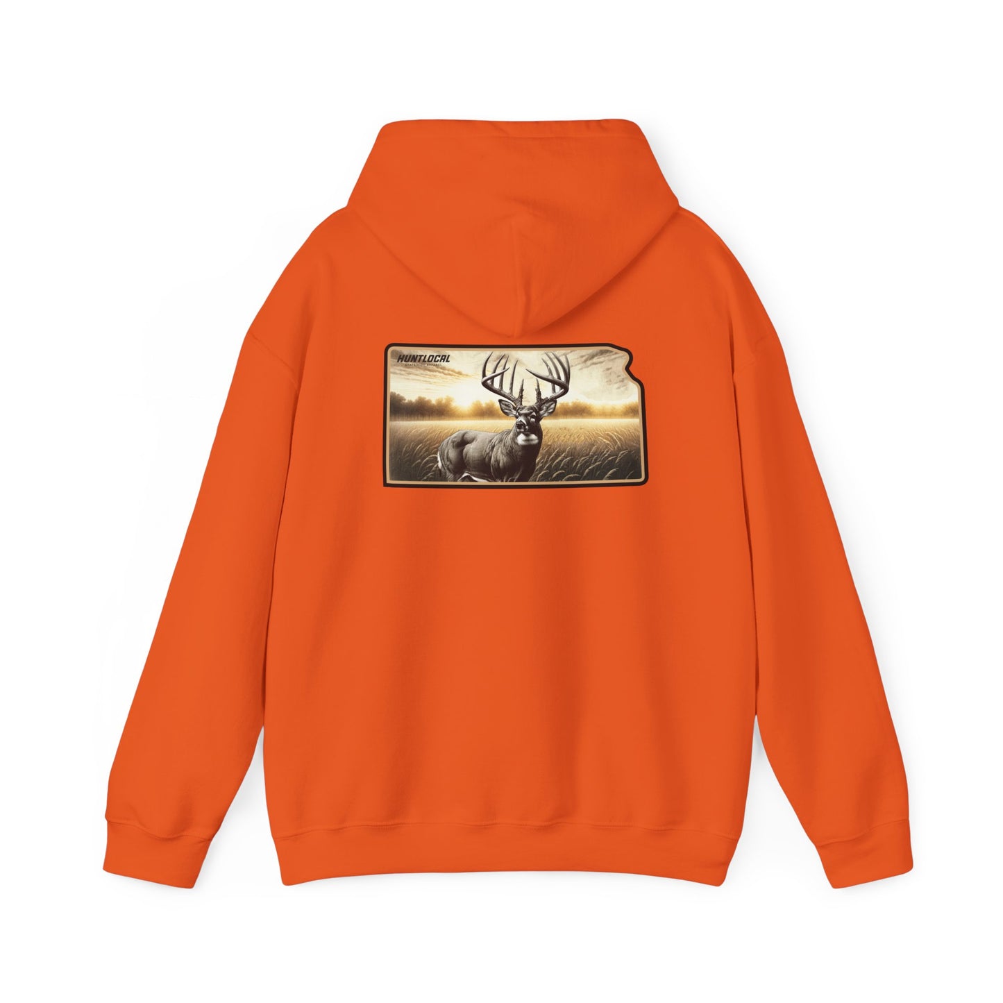 Kansas - Whitetail Buck Hoodie (back)