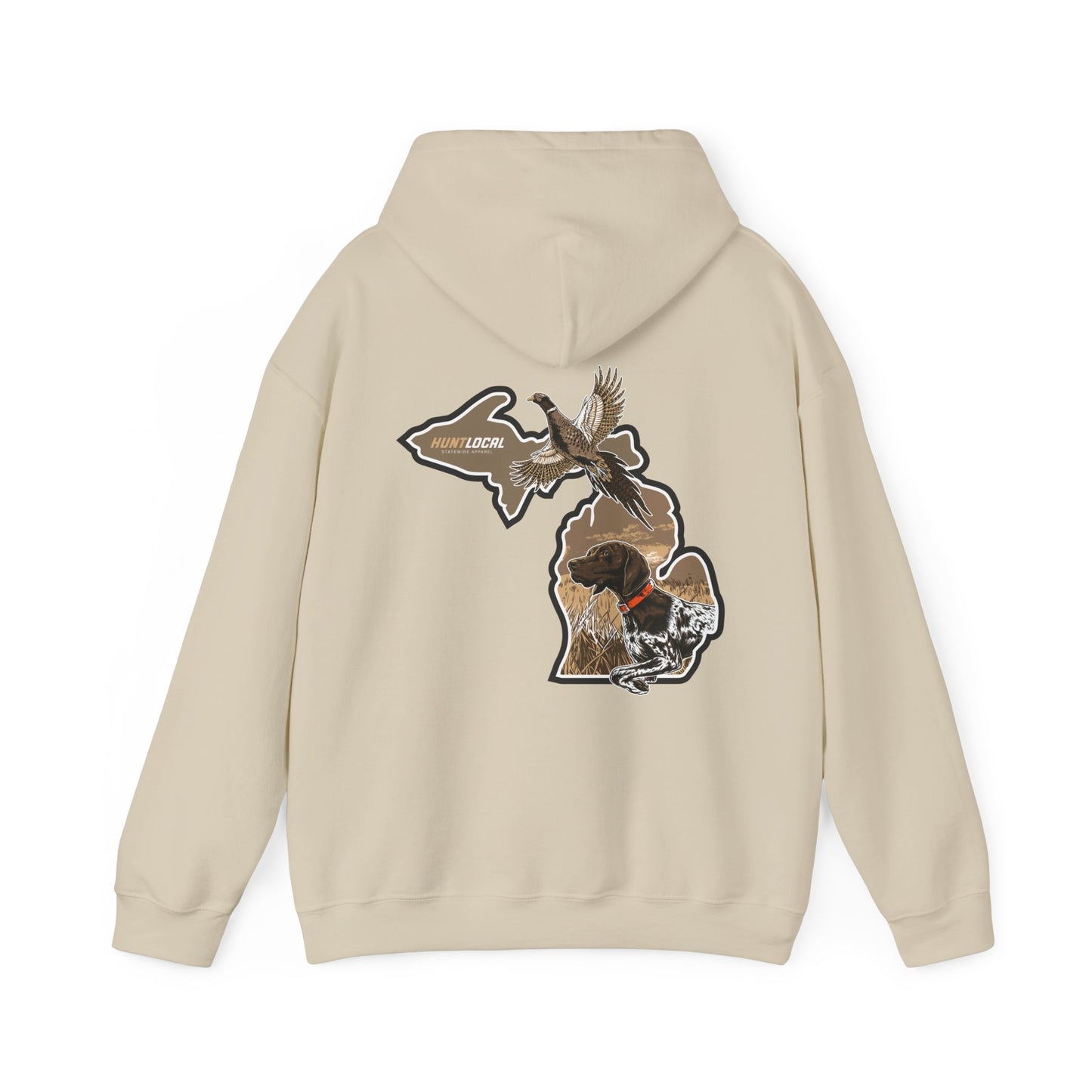 Michigan - Upland Bird Dog Hoodie (back)