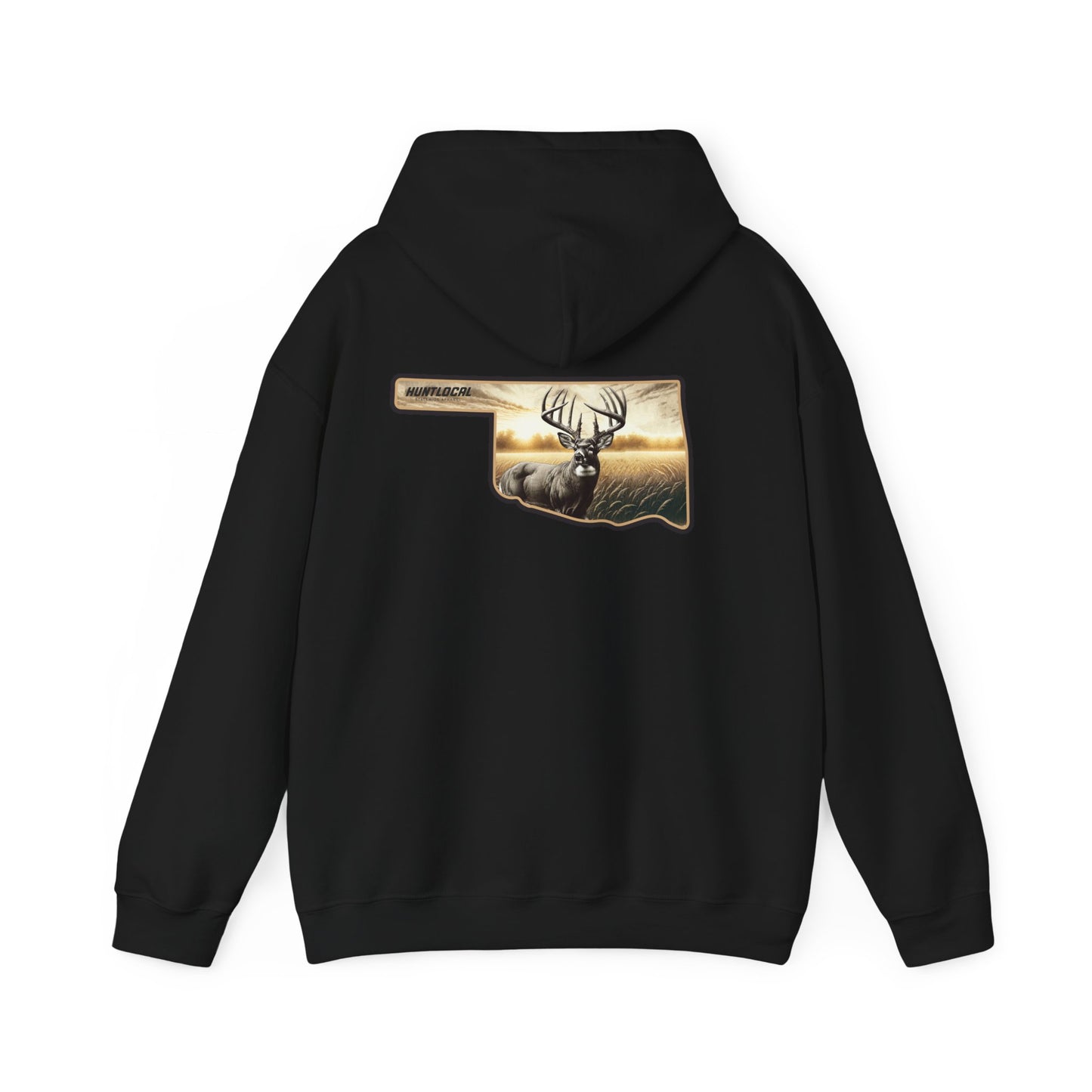 Oklahoma - Whitetail Buck Hoodie (back)