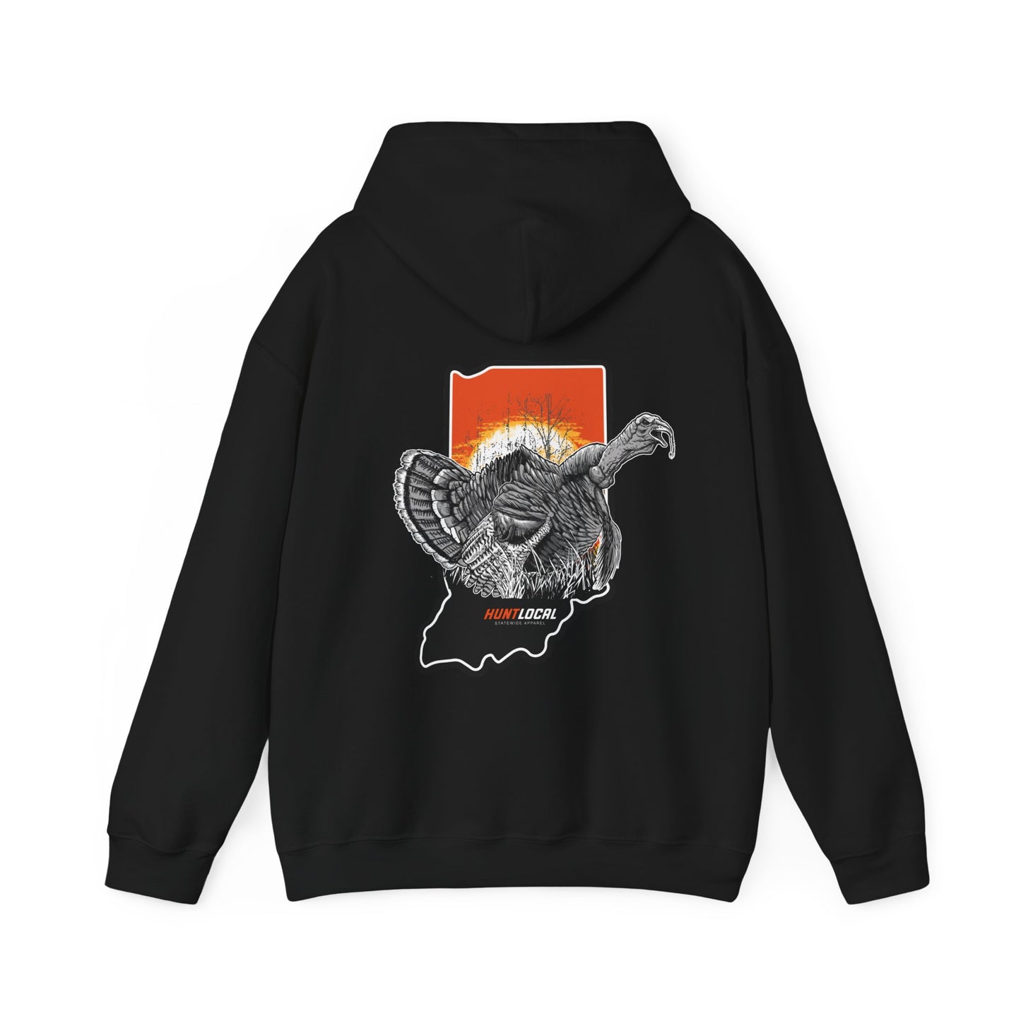 Indiana - Sunrise Turkey Hoodie (back)