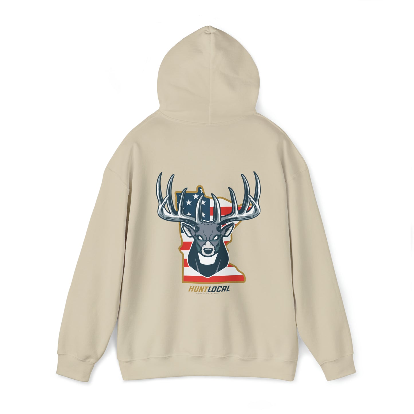 Minnesota - USA Buck Hoodie (back)