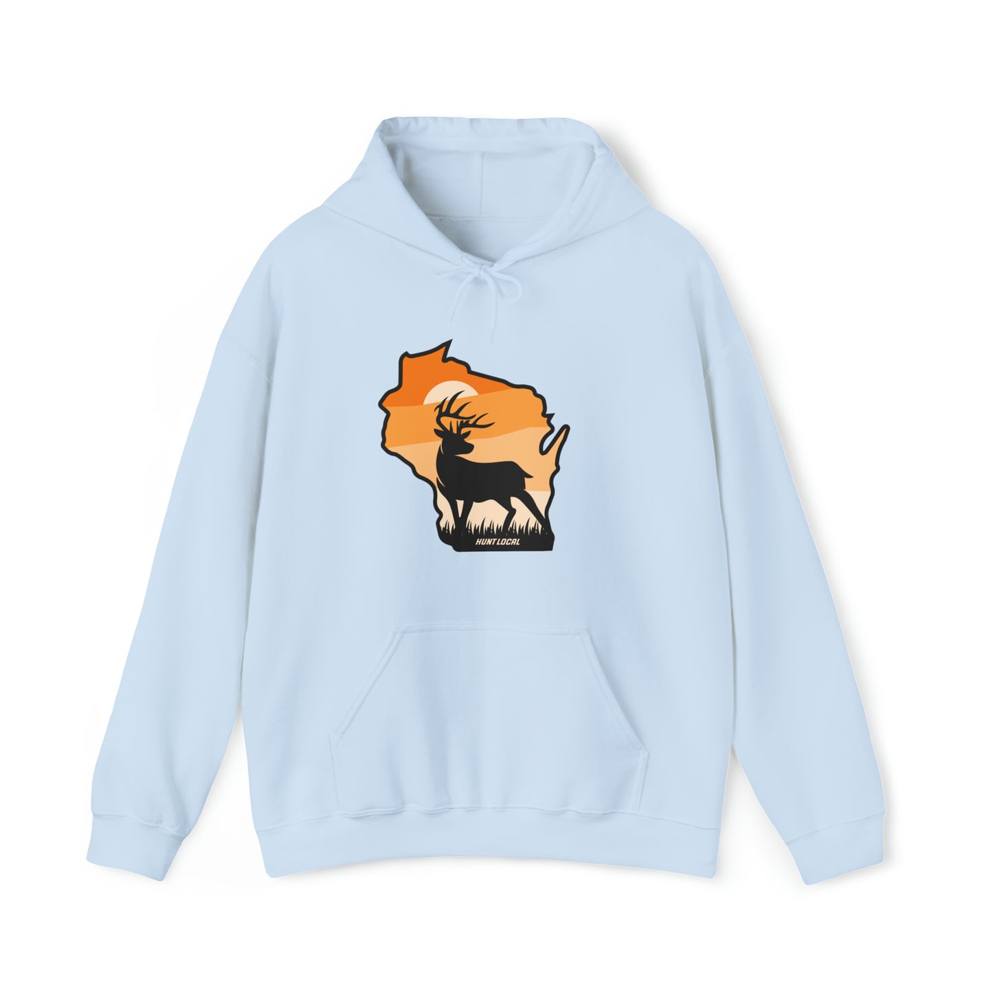 Wisconsin - Sunset Buck Hoodie