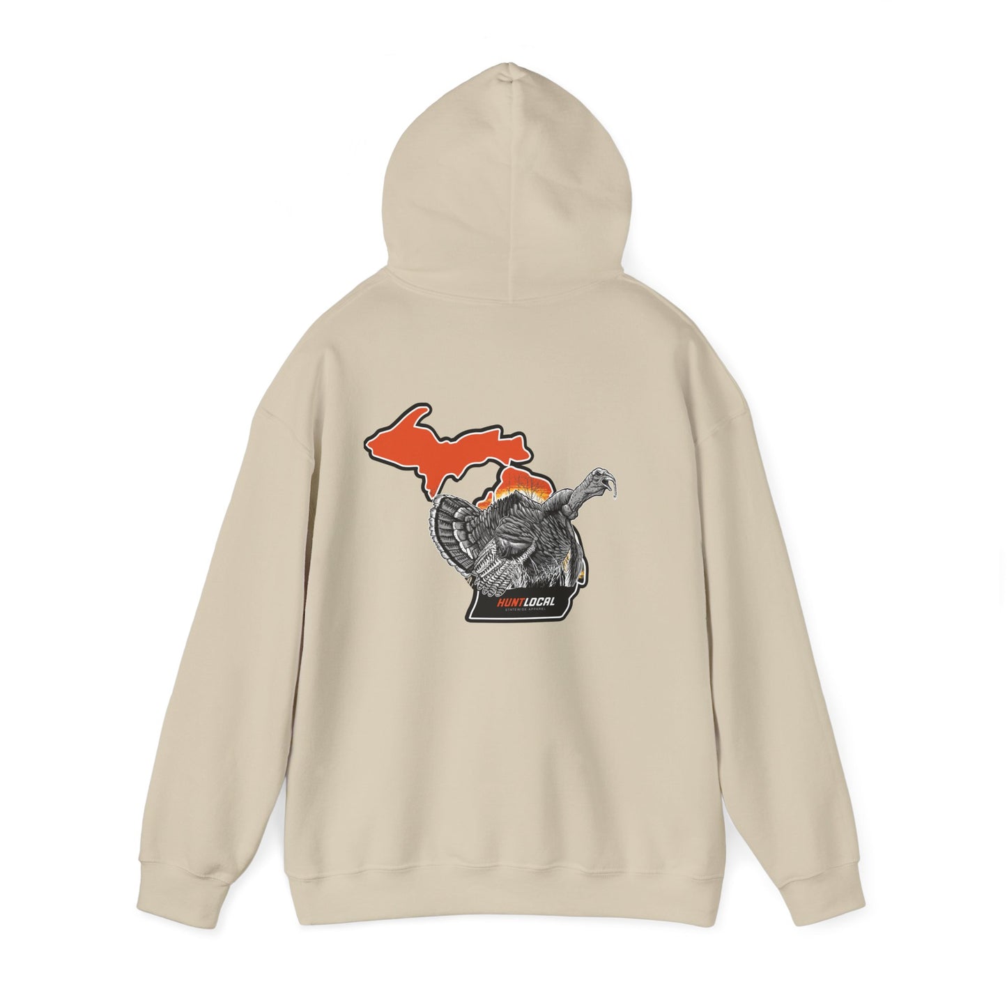 Michigan - Sunrise Turkey Hoodie (back)