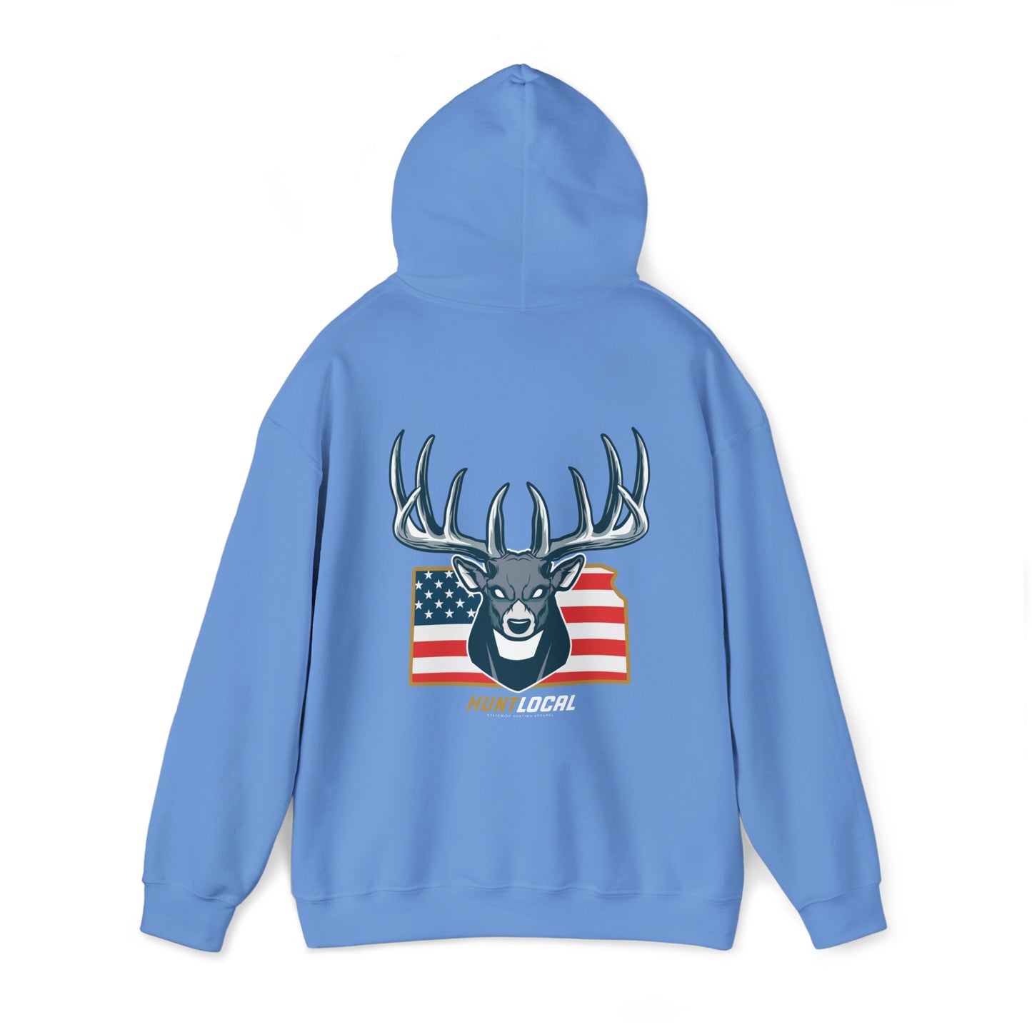 Kansas - USA Buck Hoodie (back)