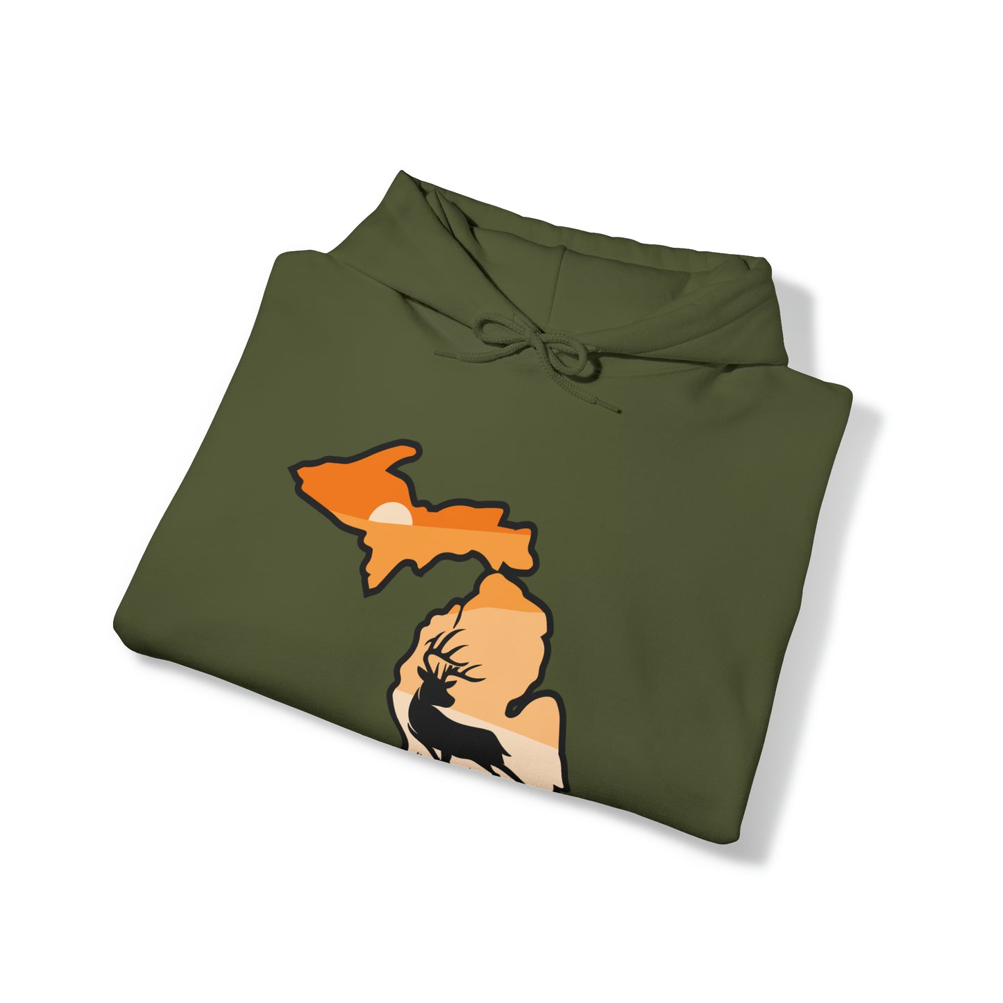 Michigan - Sunset Buck Hoodie