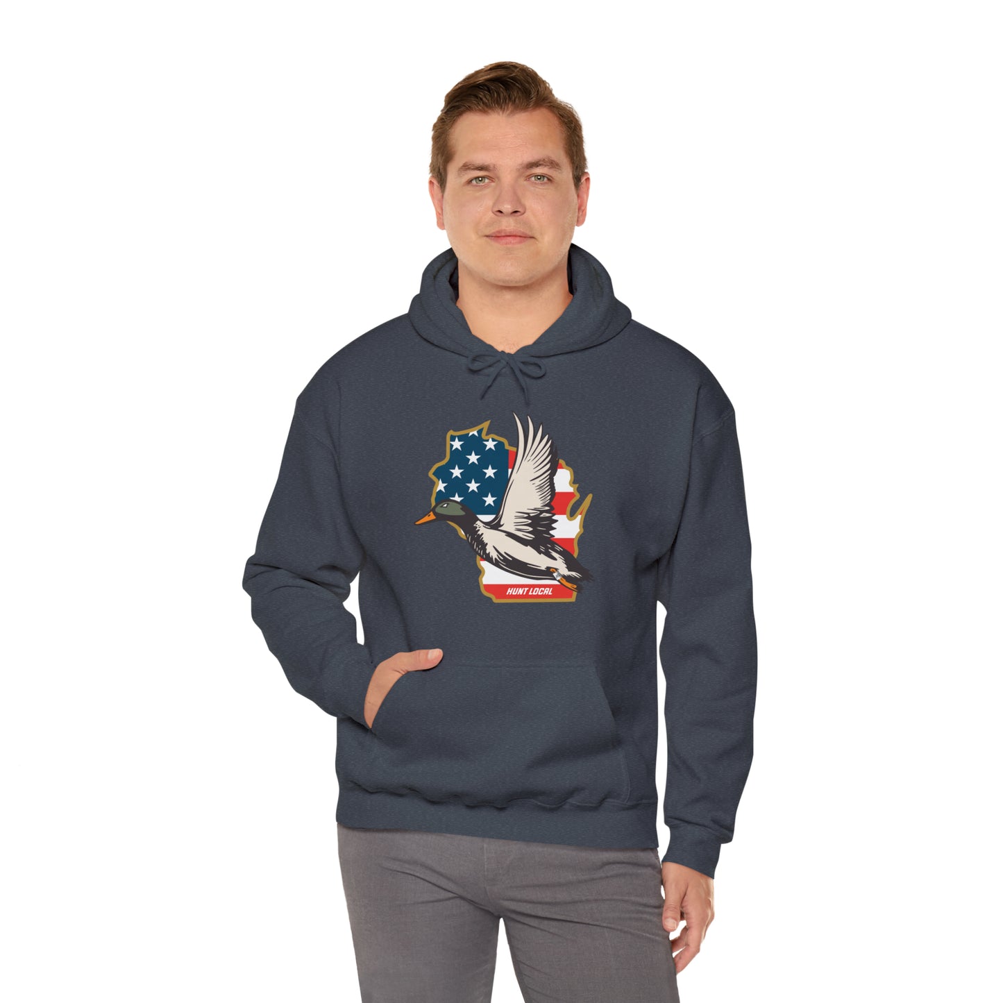 Wisconsin - USA Waterfowl Hoodie
