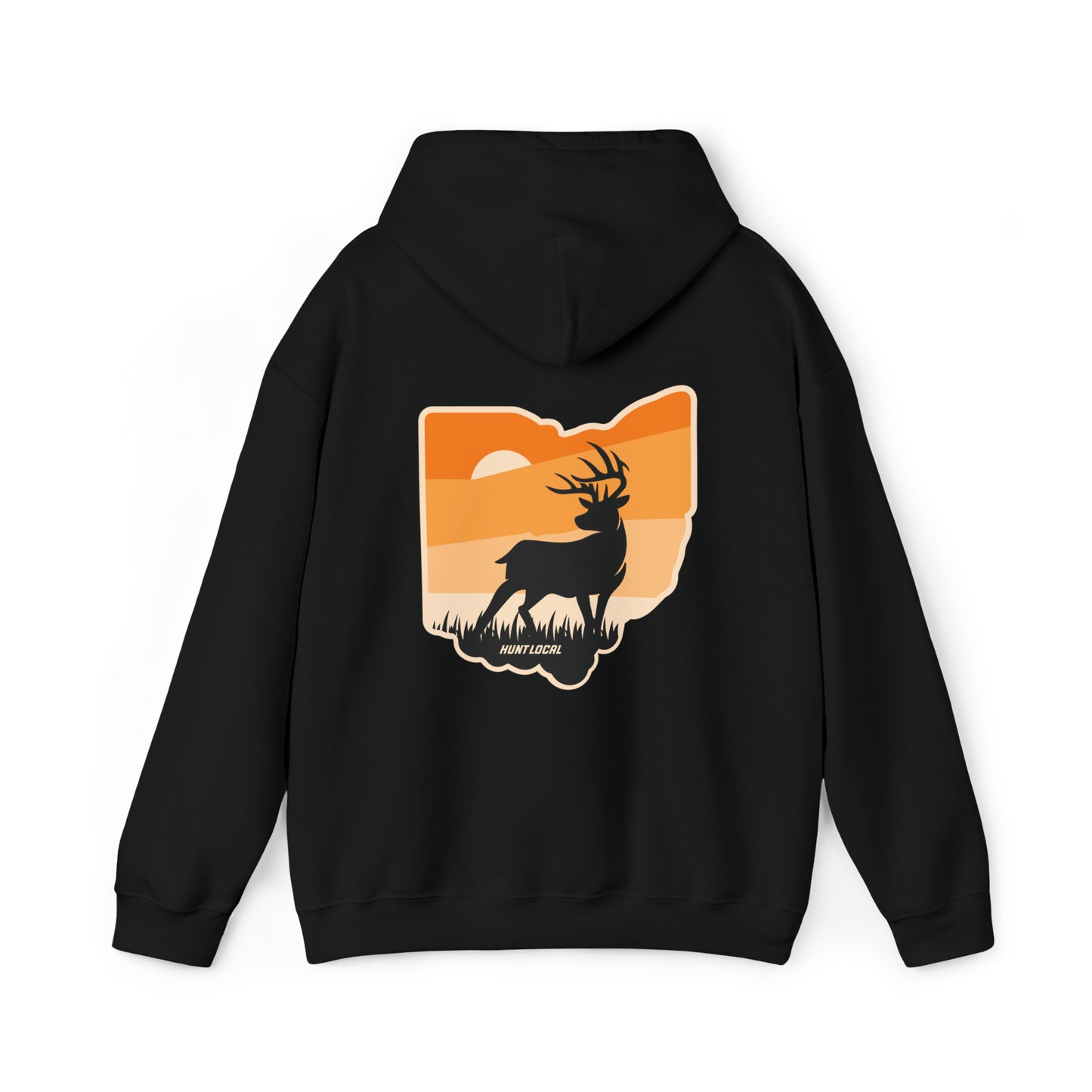 Ohio - Sunset Buck Hoodie (back)