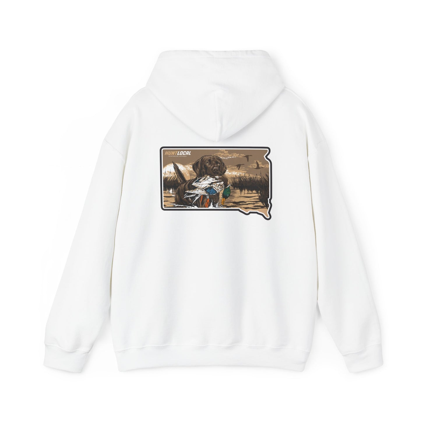 South Dakota - Waterfowl Lab Hoodie (back)