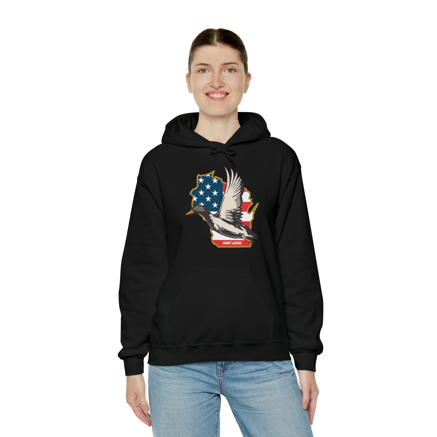 Wisconsin - USA Waterfowl Hoodie
