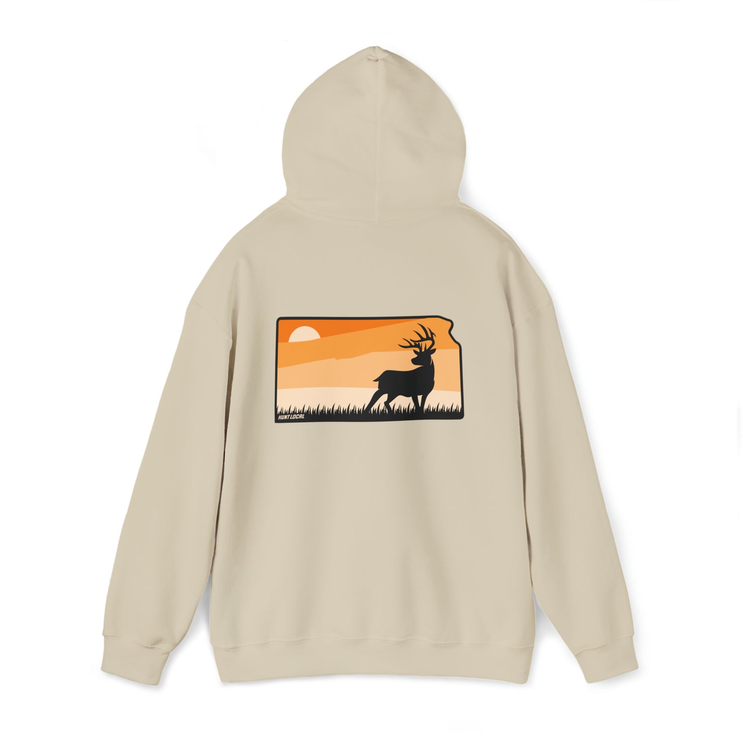 Kansas - Sunset Buck Hoodie (back)