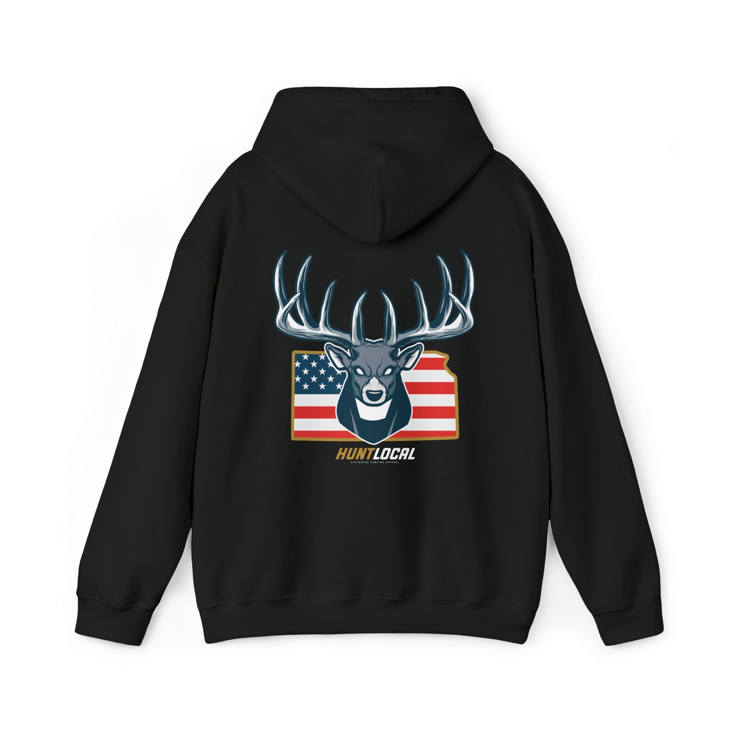 Kansas - USA Buck Hoodie (back)
