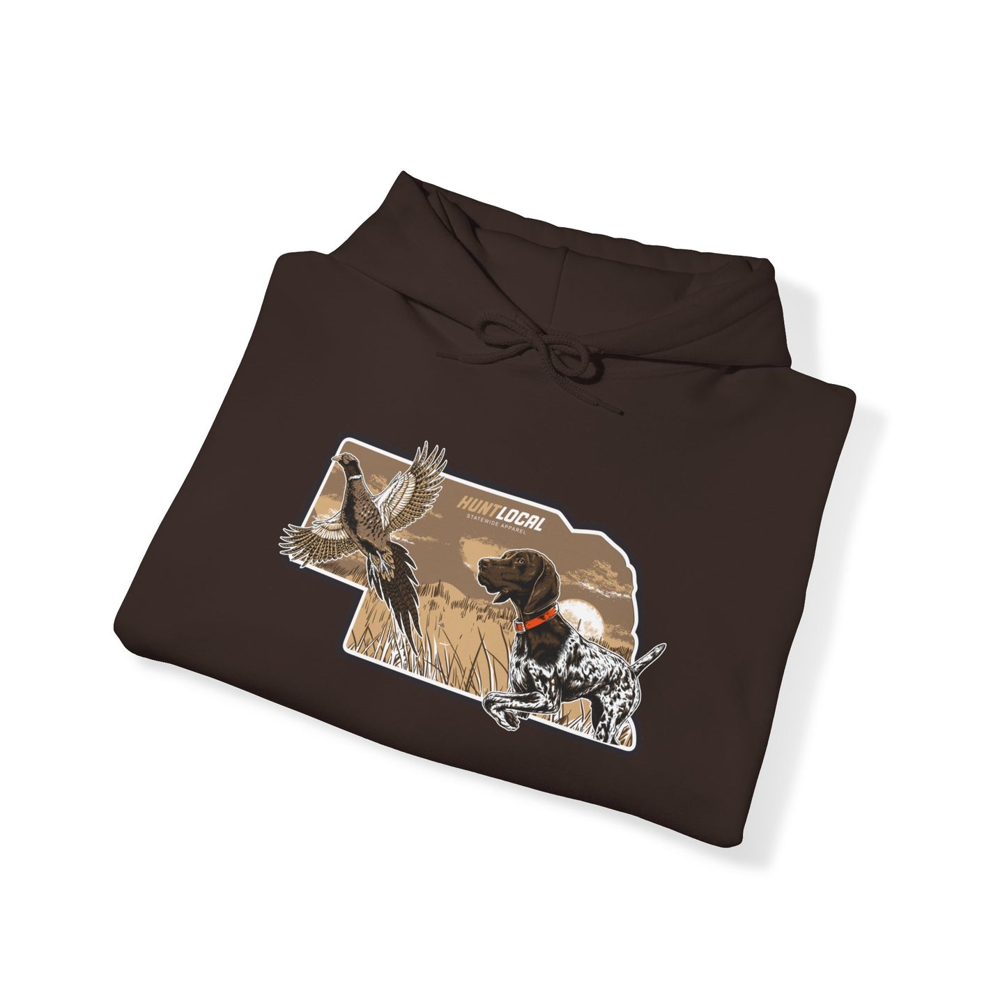 Nebraska - Upland Bird Dog Hoodie