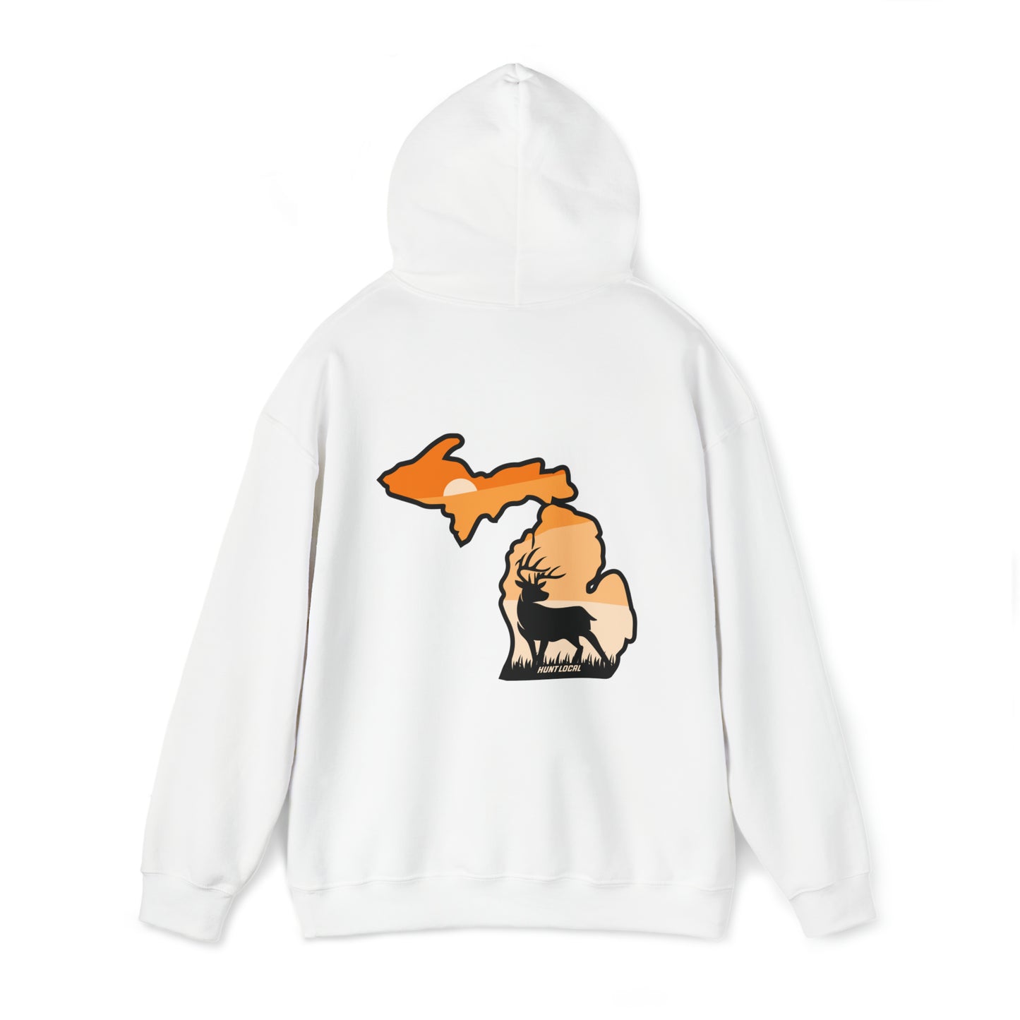 Michigan - Sunset Buck Hoodie (back)