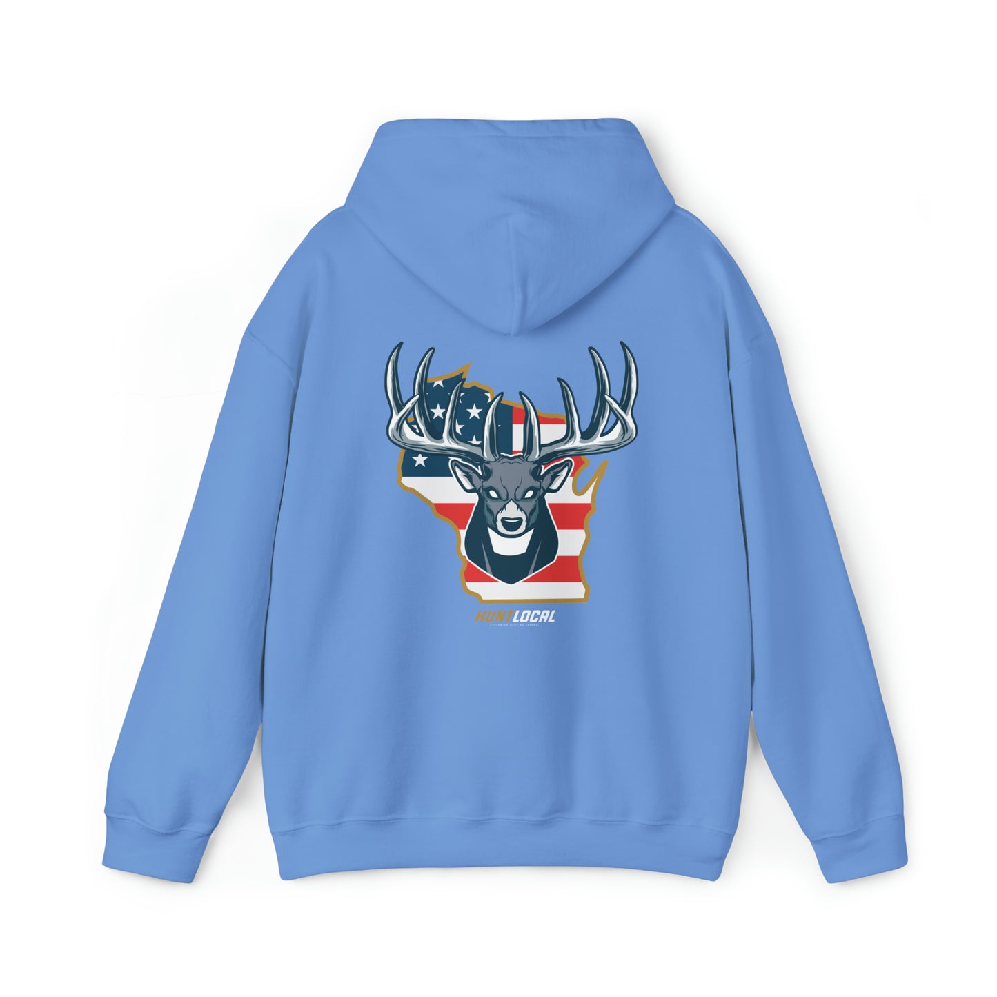 Wisconsin - USA Buck Hoodie (back)