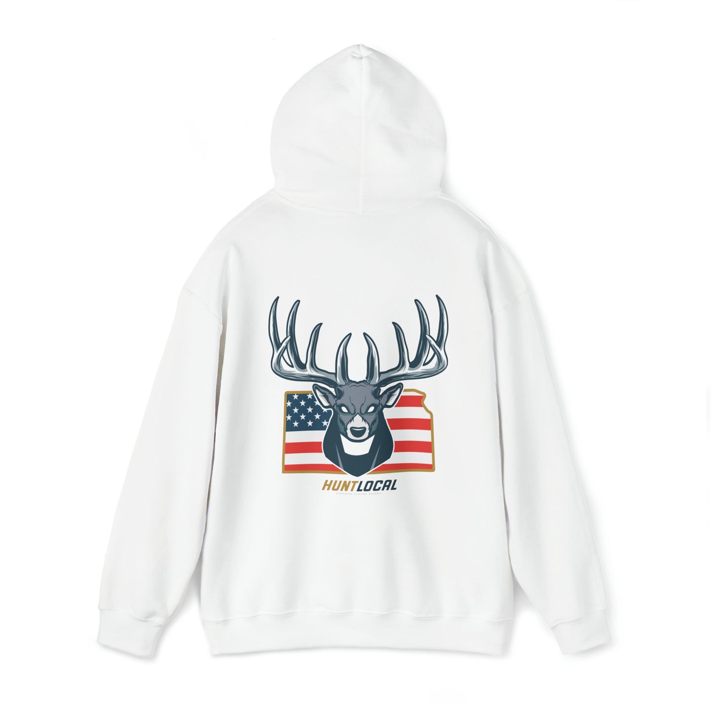 Kansas - USA Buck Hoodie (back)