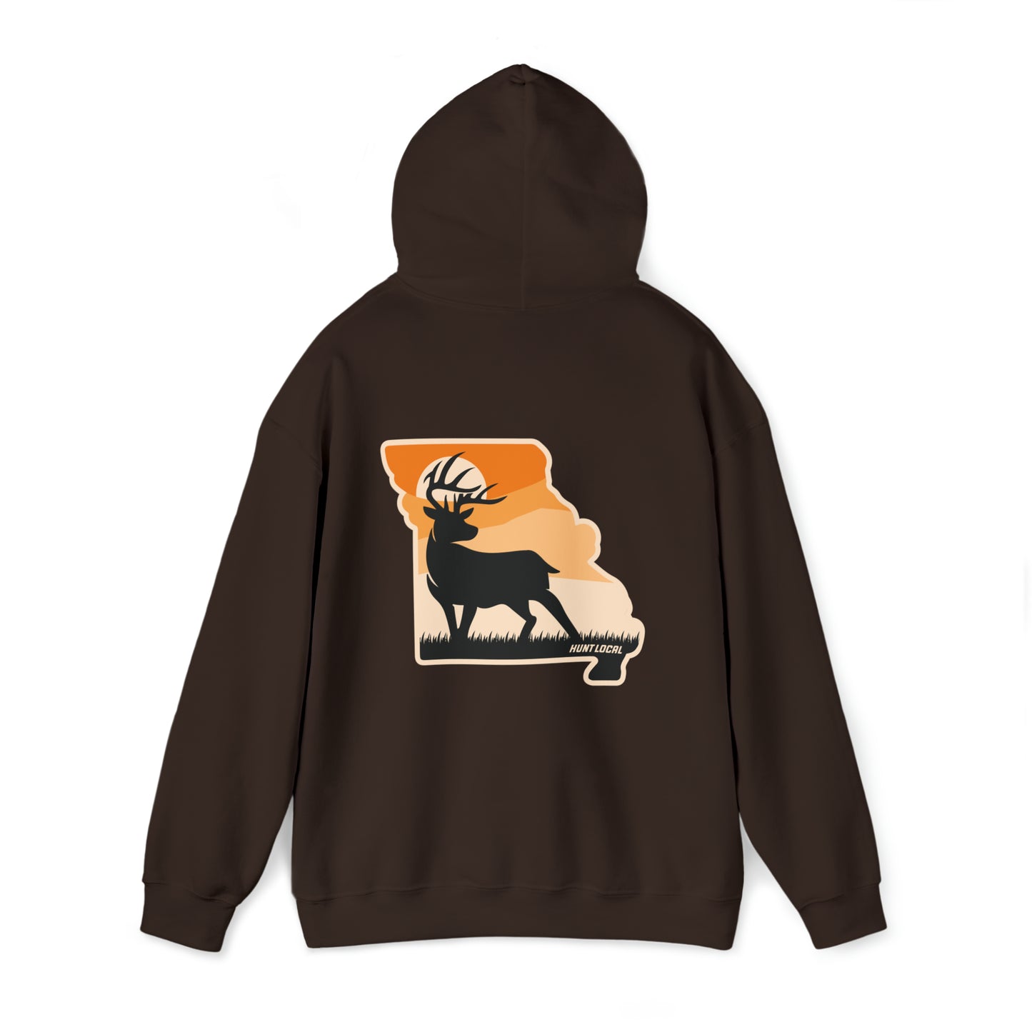 Missouri - Sunset Buck Hoodie (back)