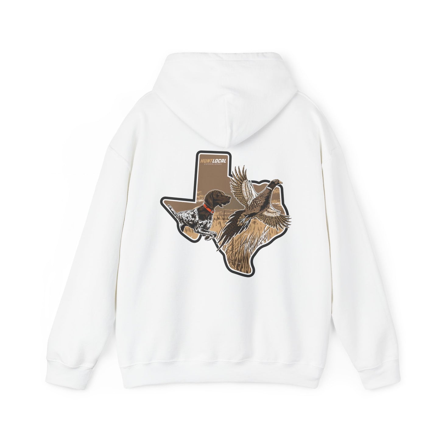 Texas - Upland Bird Dog Hoodie (back)
