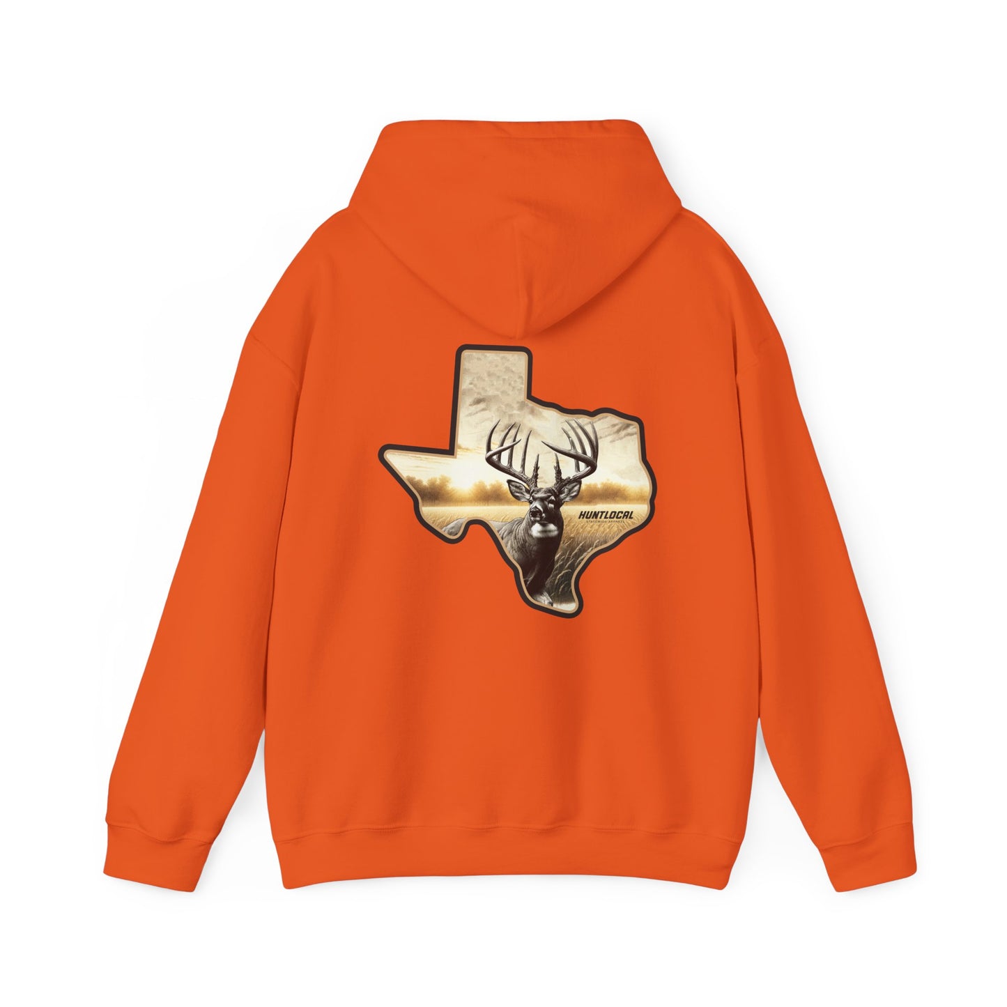 Texas - Whitetail Buck Hoodie (back)