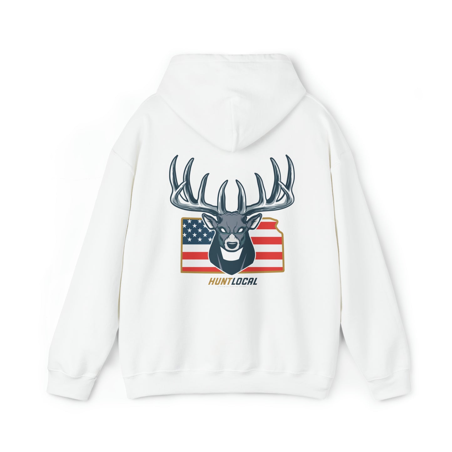 Kansas - USA Buck Hoodie (back)