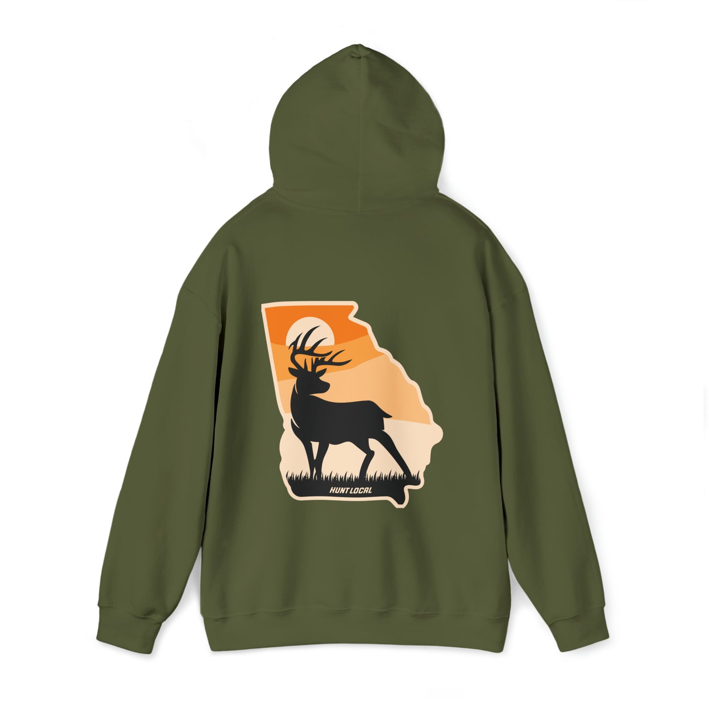 Georgia - Sunset Buck Hoodie (back)