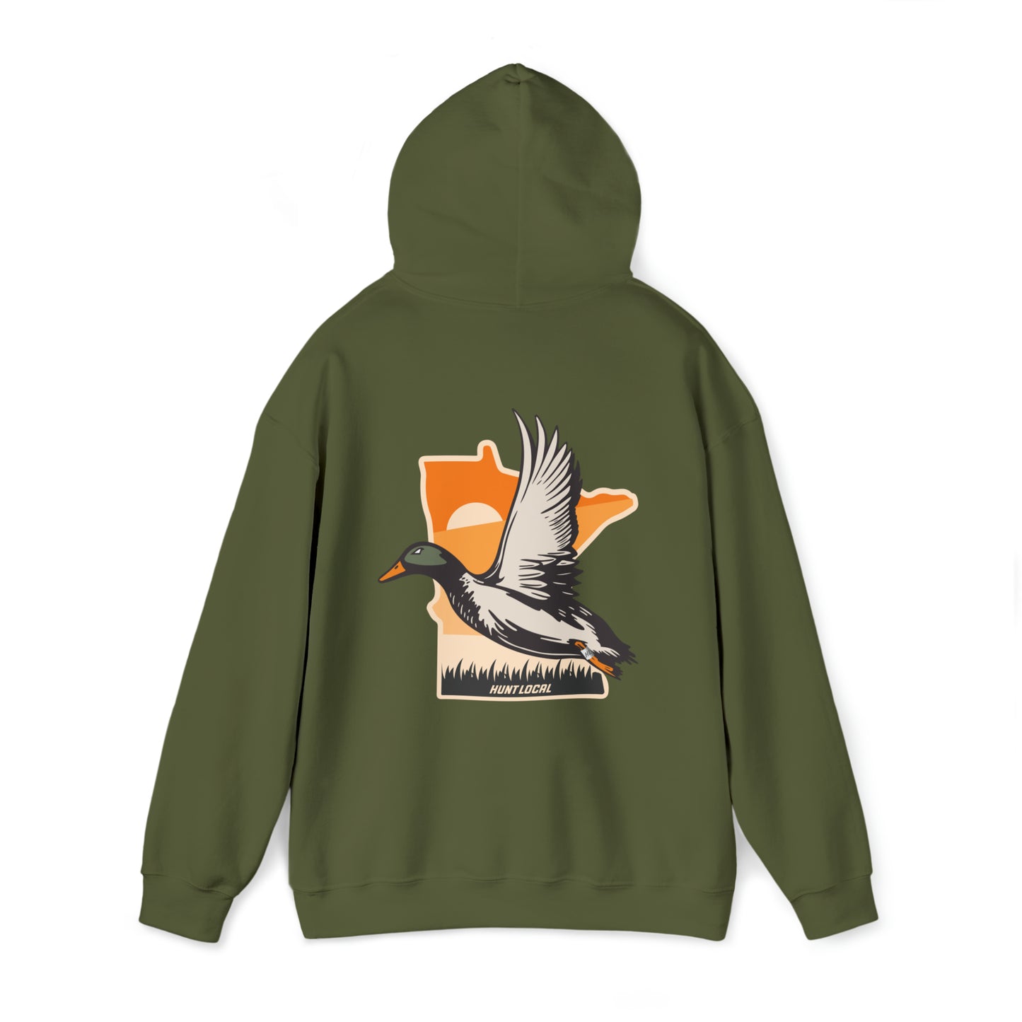 Minnesota - Sunset Waterfowl Hoodie (back)