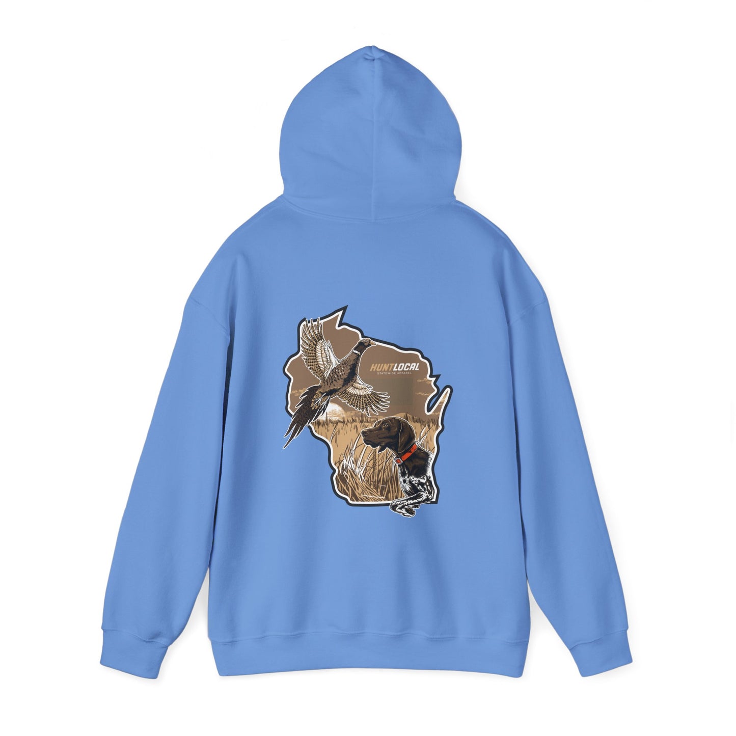 Wisconsin - Upland Bird Dog Hoodie (back)