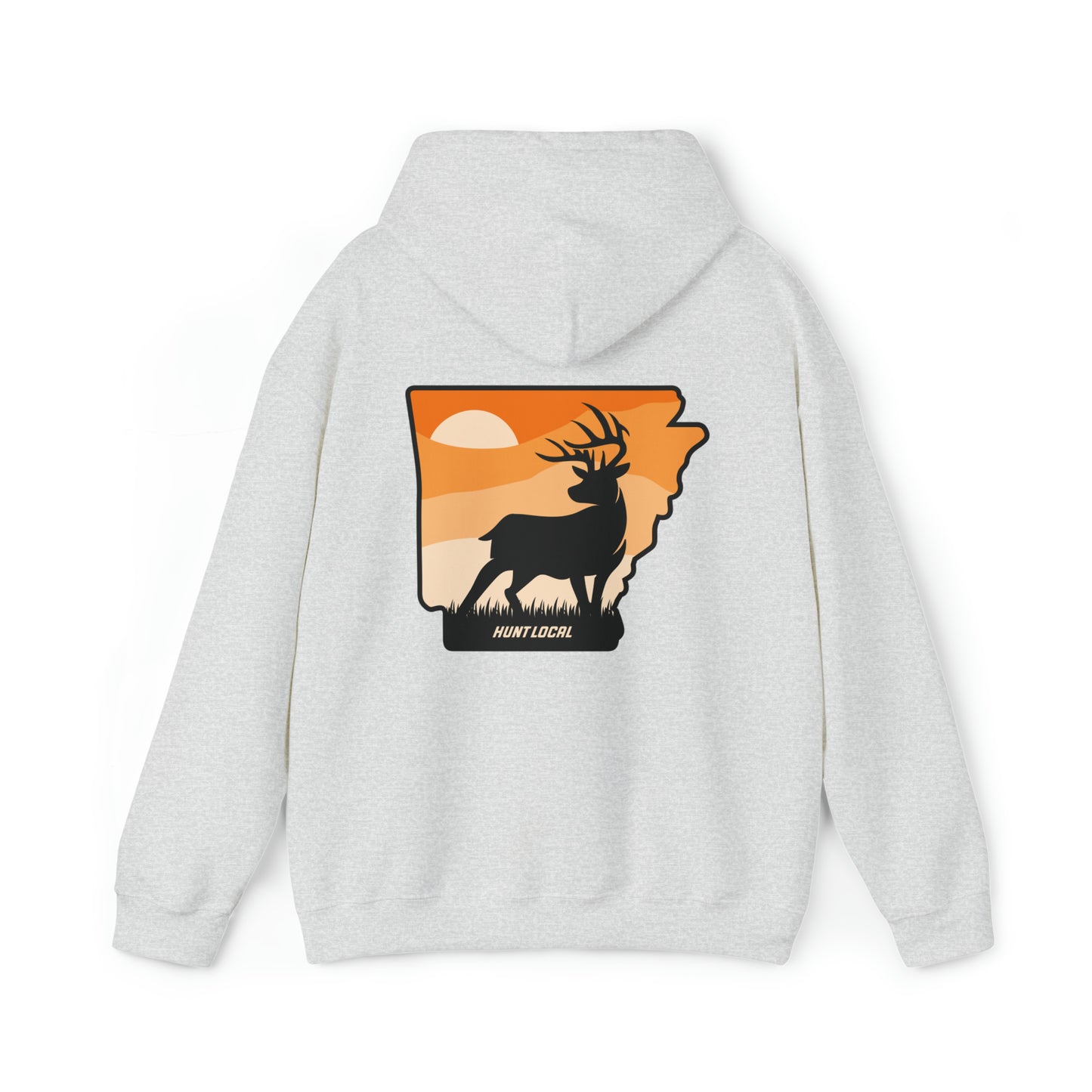 Arkansas - Sunset Buck Hoodie (back)