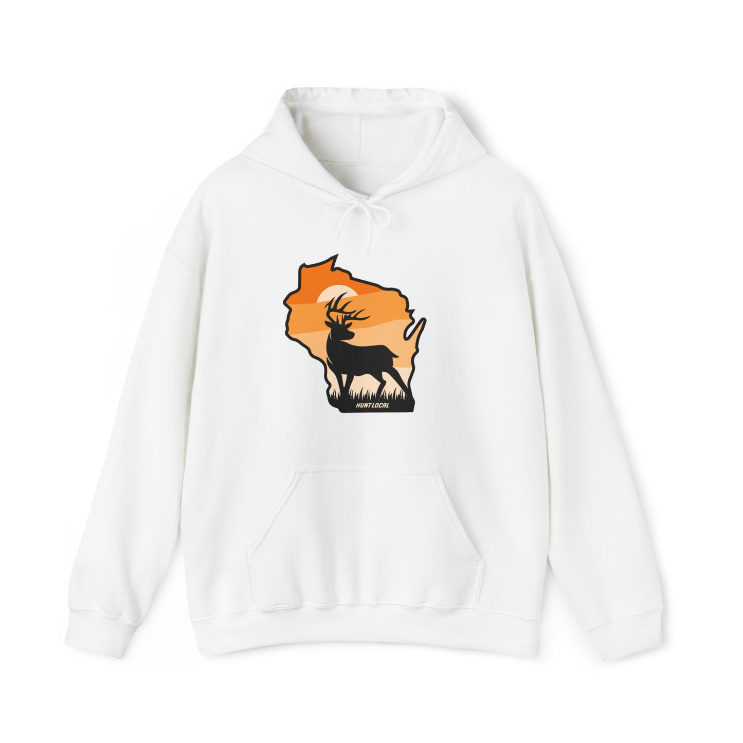 Wisconsin - Sunset Buck Hoodie